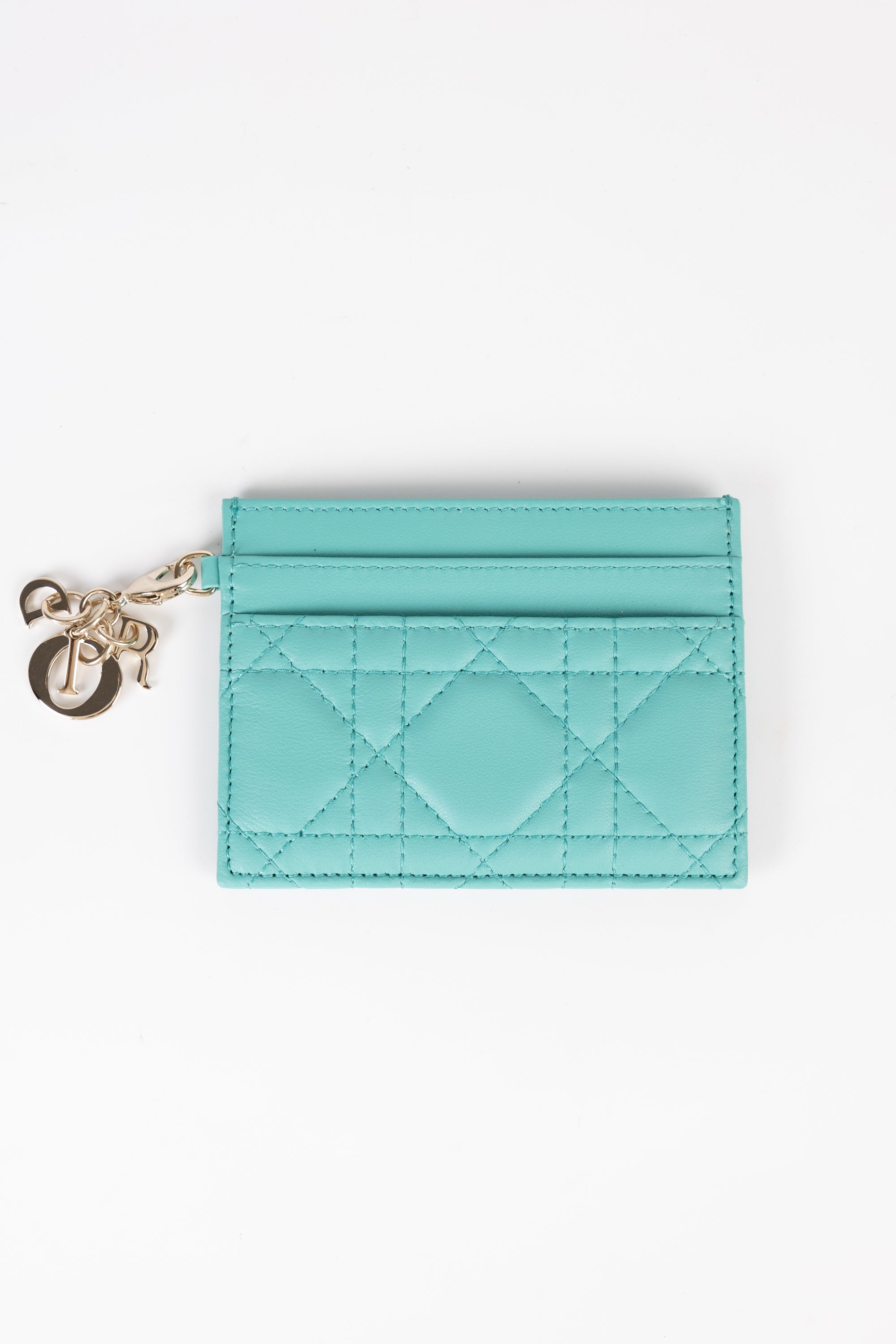 Dior portacarte freesia lady turchese