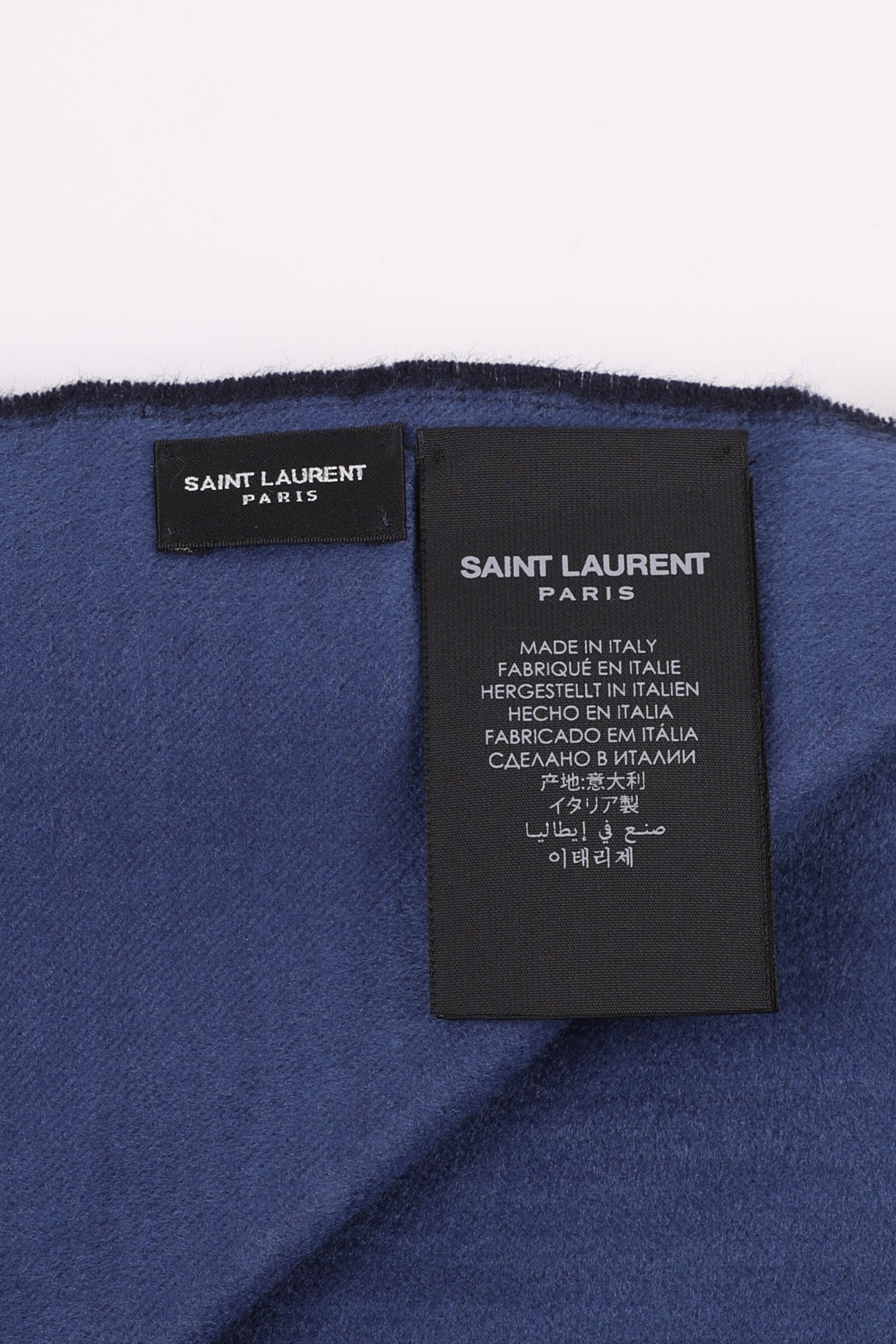 Saint Laurent Big Logo Blu 32