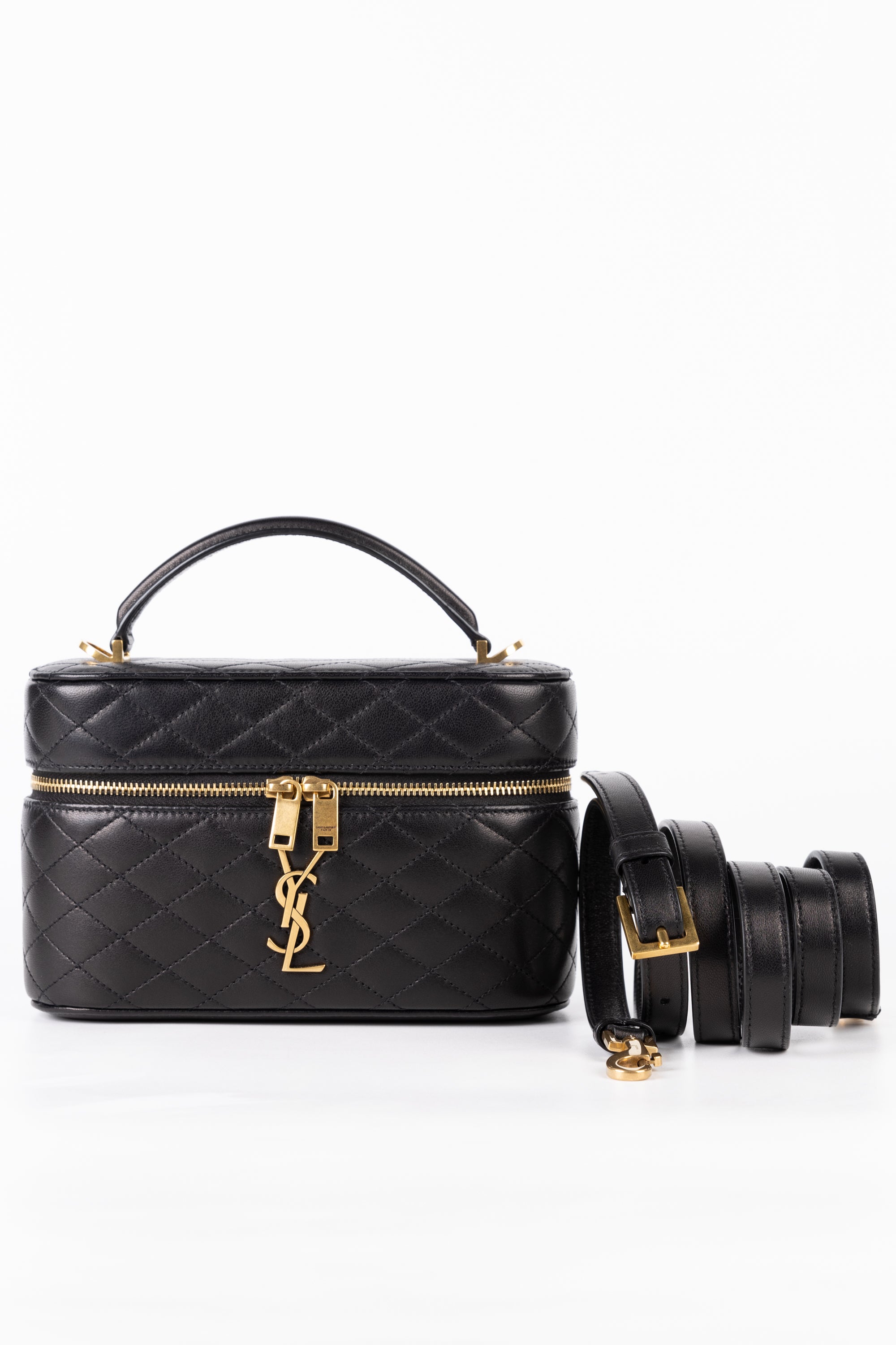 SAINT LAURENT VANITY GABY NERO MEDIO