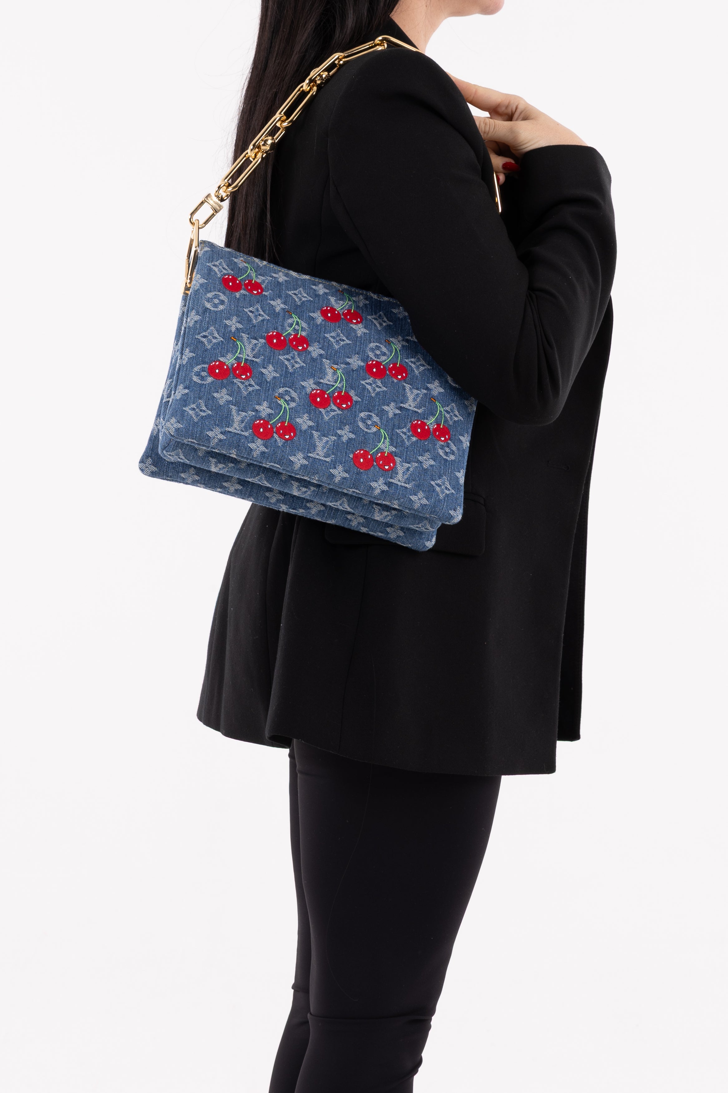 Louis Vuitton Coussin x Murakami in denim