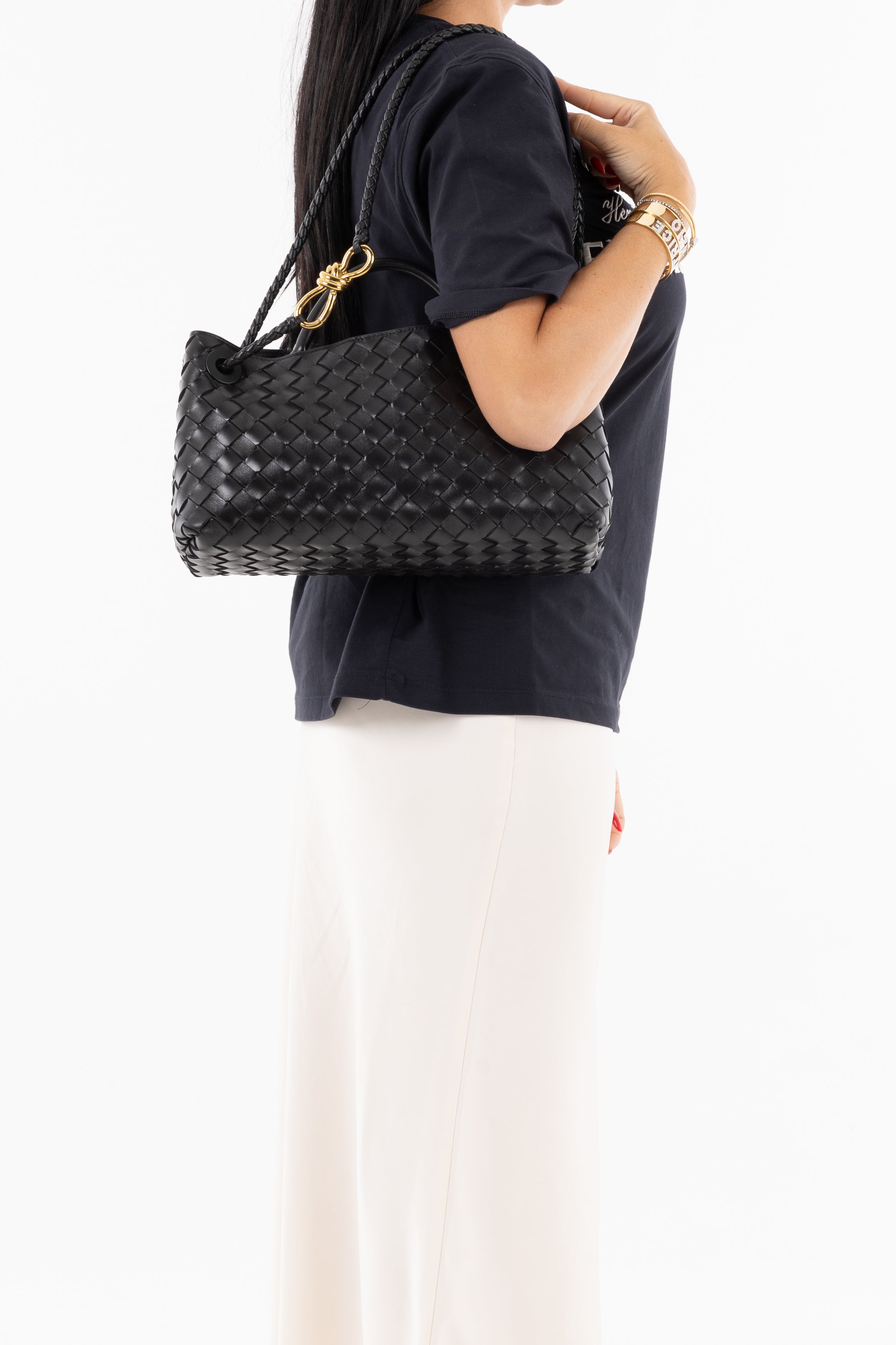 Bottega Veneta East-West Andiamo Nera