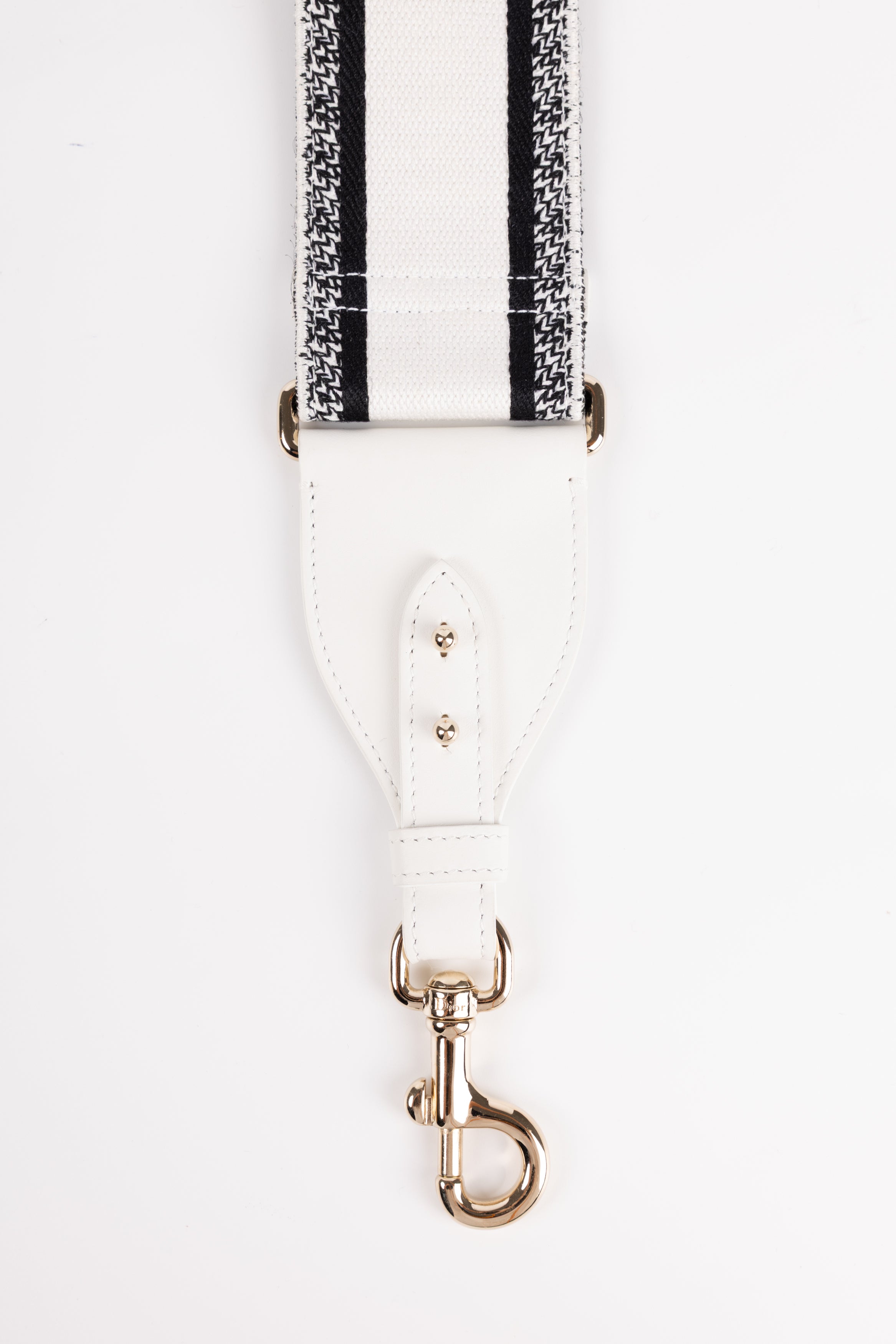 Dior Tracolla Regolabile Nero/Bianco