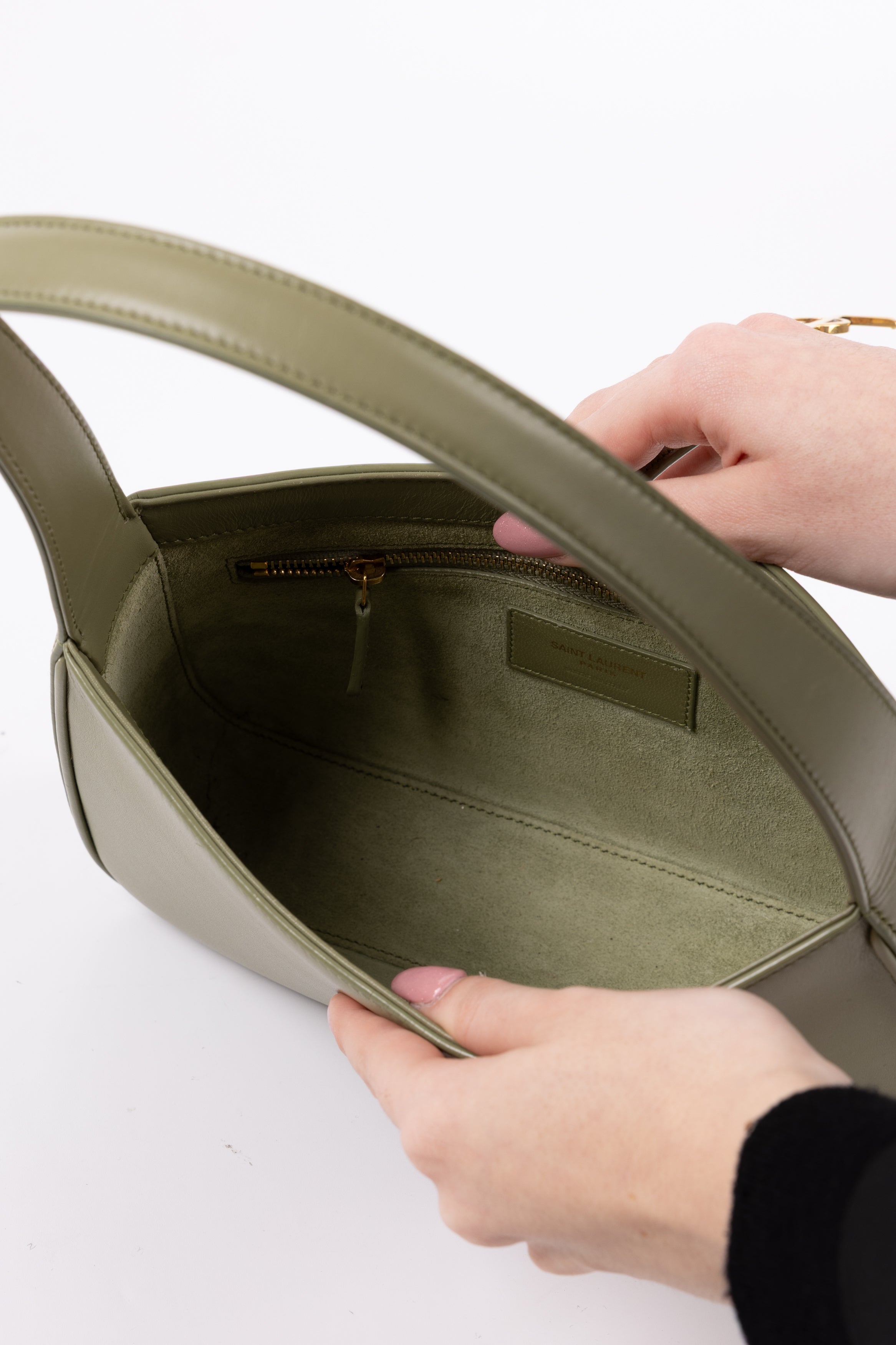 Saint Laurent Le 5 à 7 piccola Verde Pistacchio