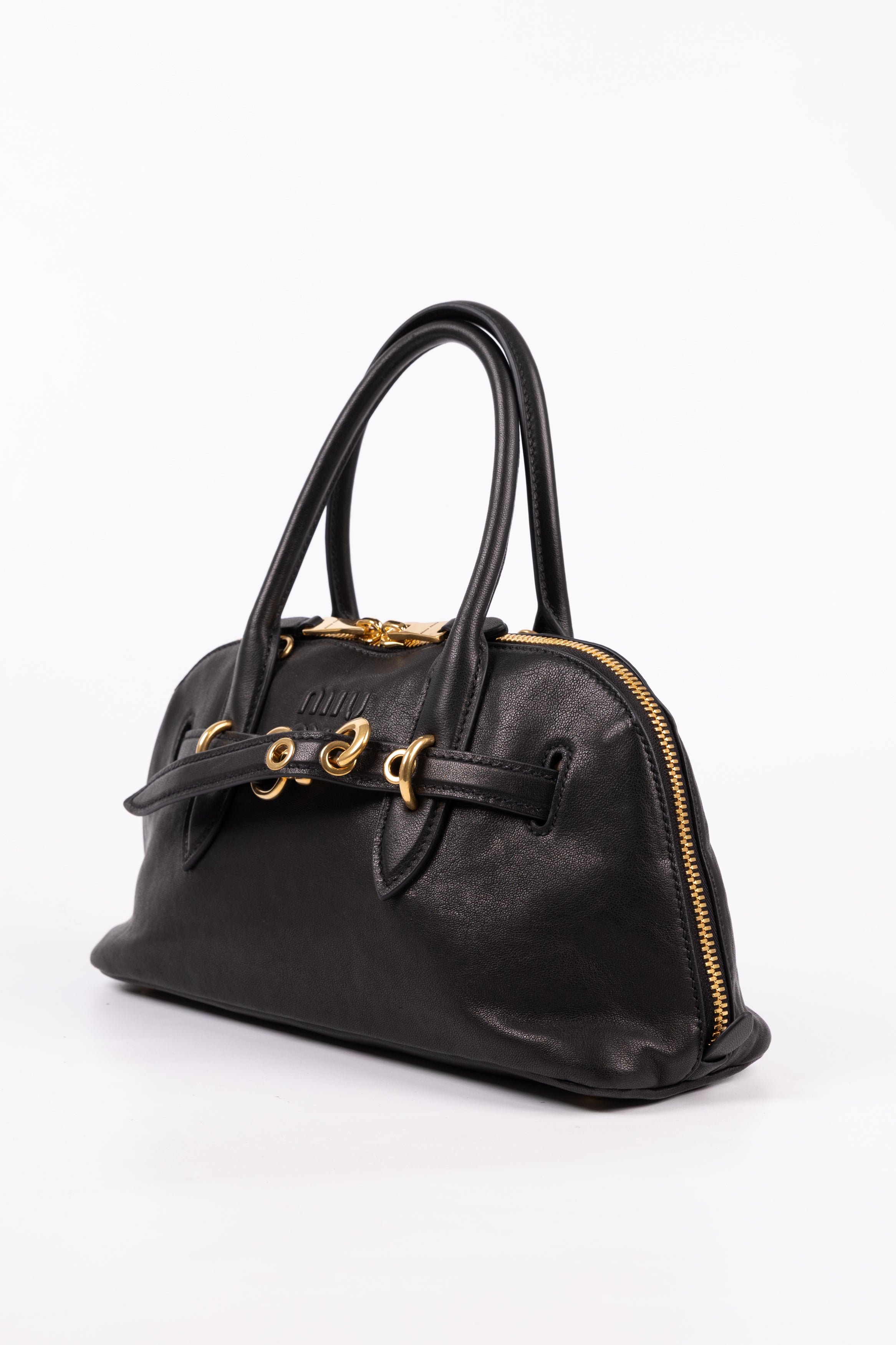 Miu Miu aventure Regular Nera In Pelle