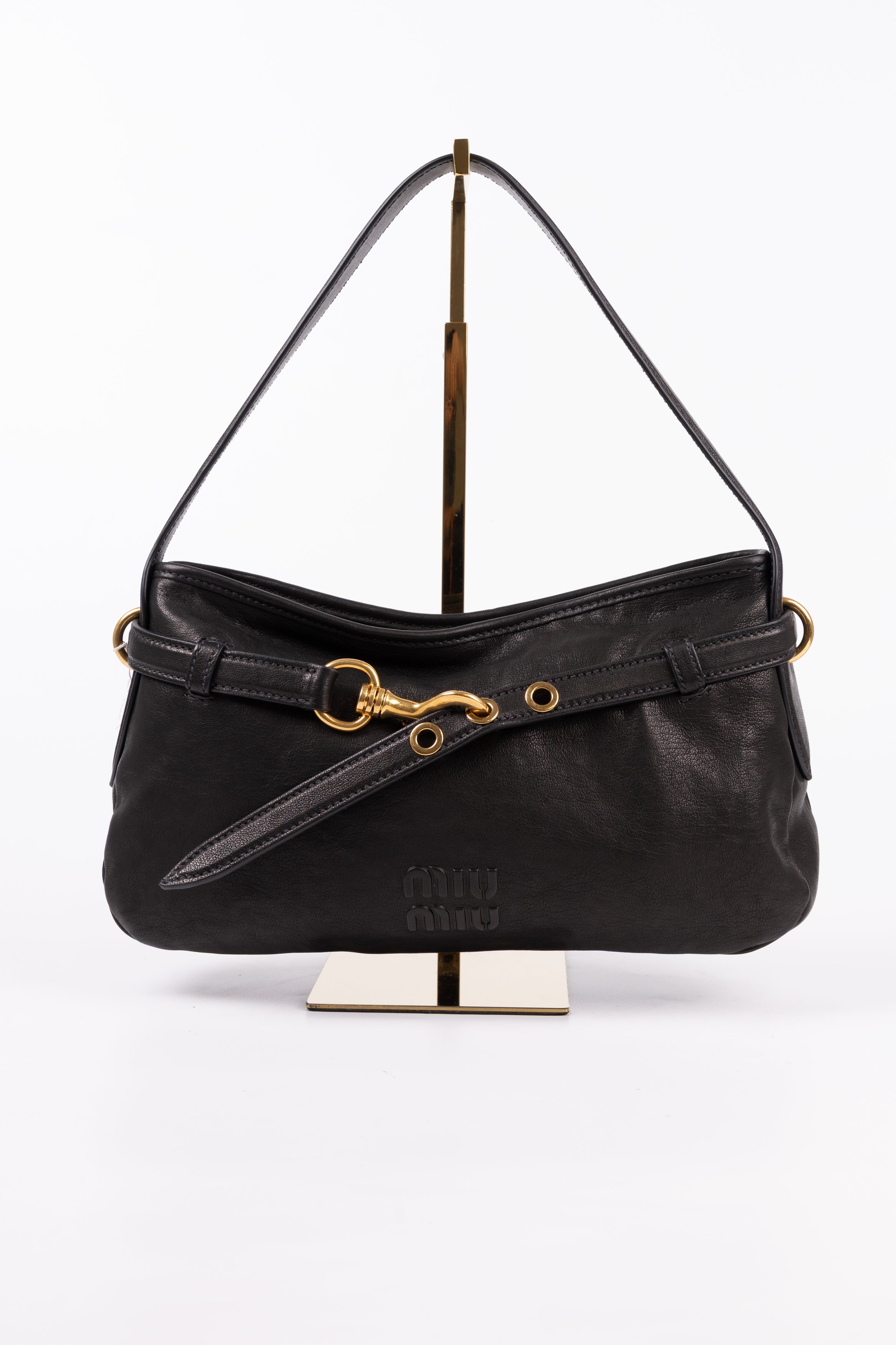 Miu Miu aventure a Spalla Nera in Pelle Regular