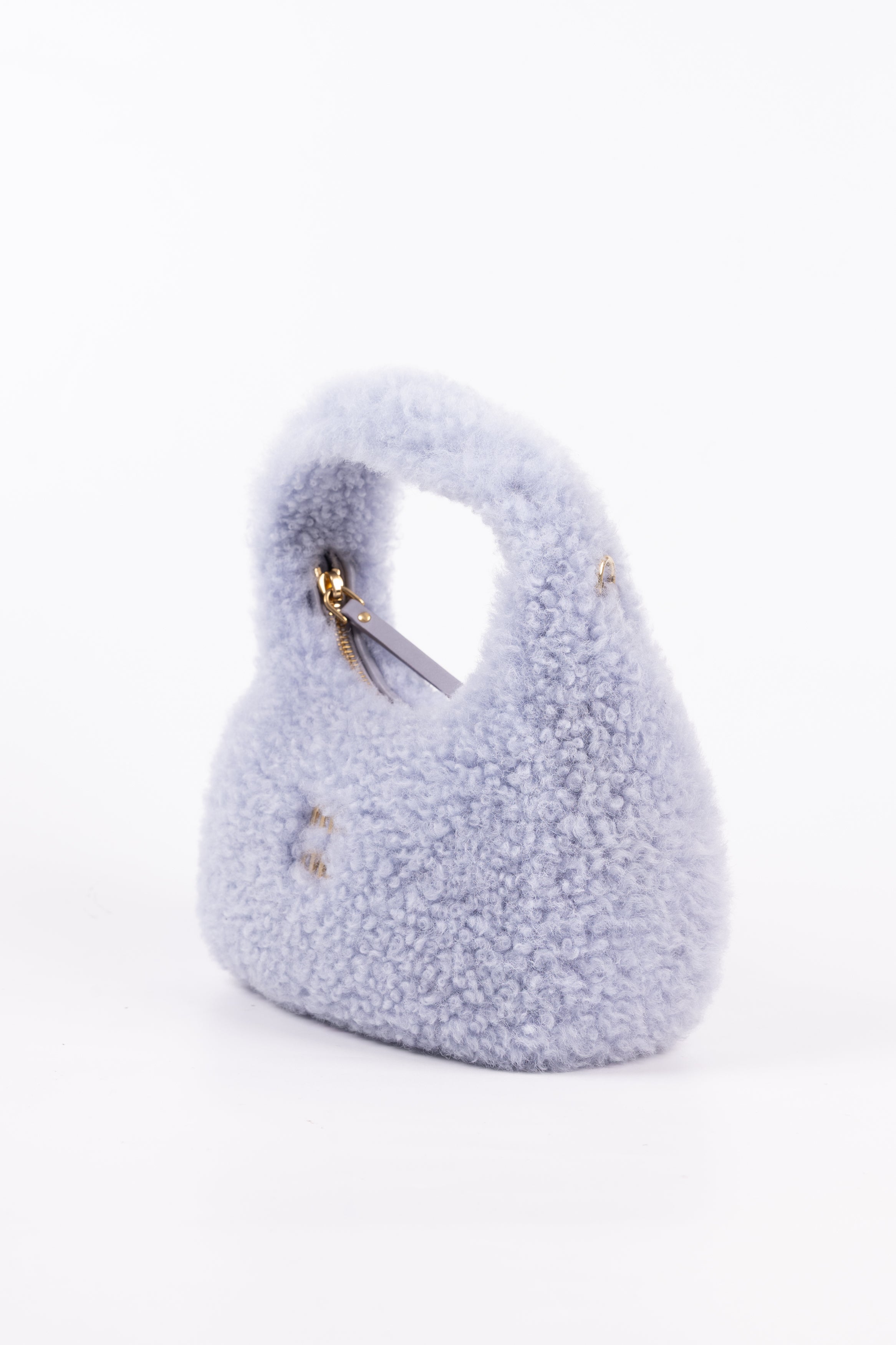 Miu Miu Hobo Wander azzurra small