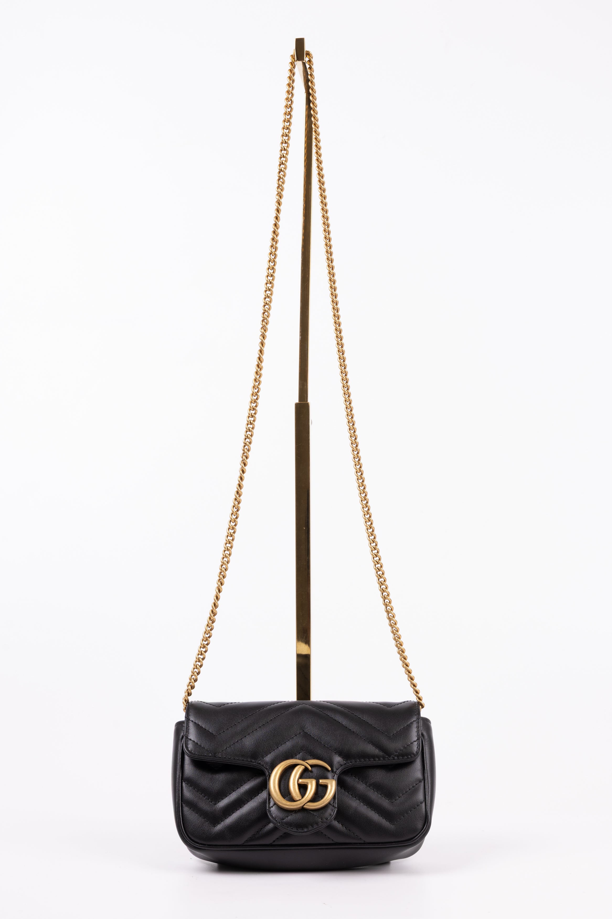 Gucci Super Mini Marmont Nera