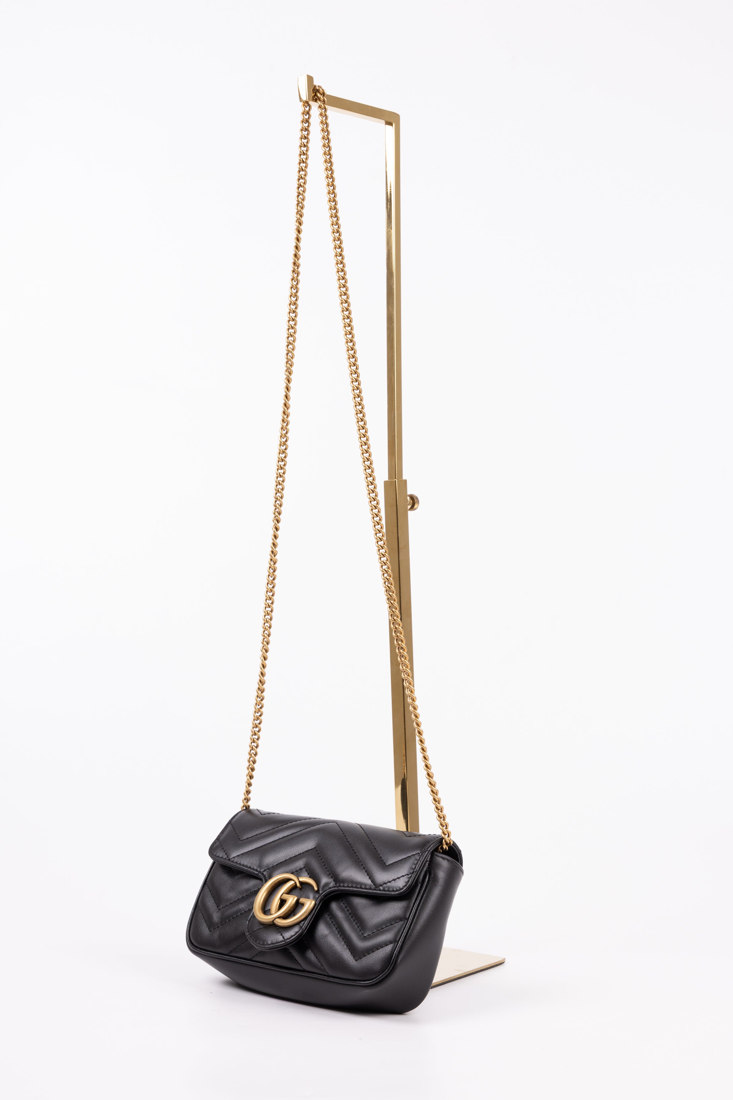 Gucci Super Mini Marmont Nera