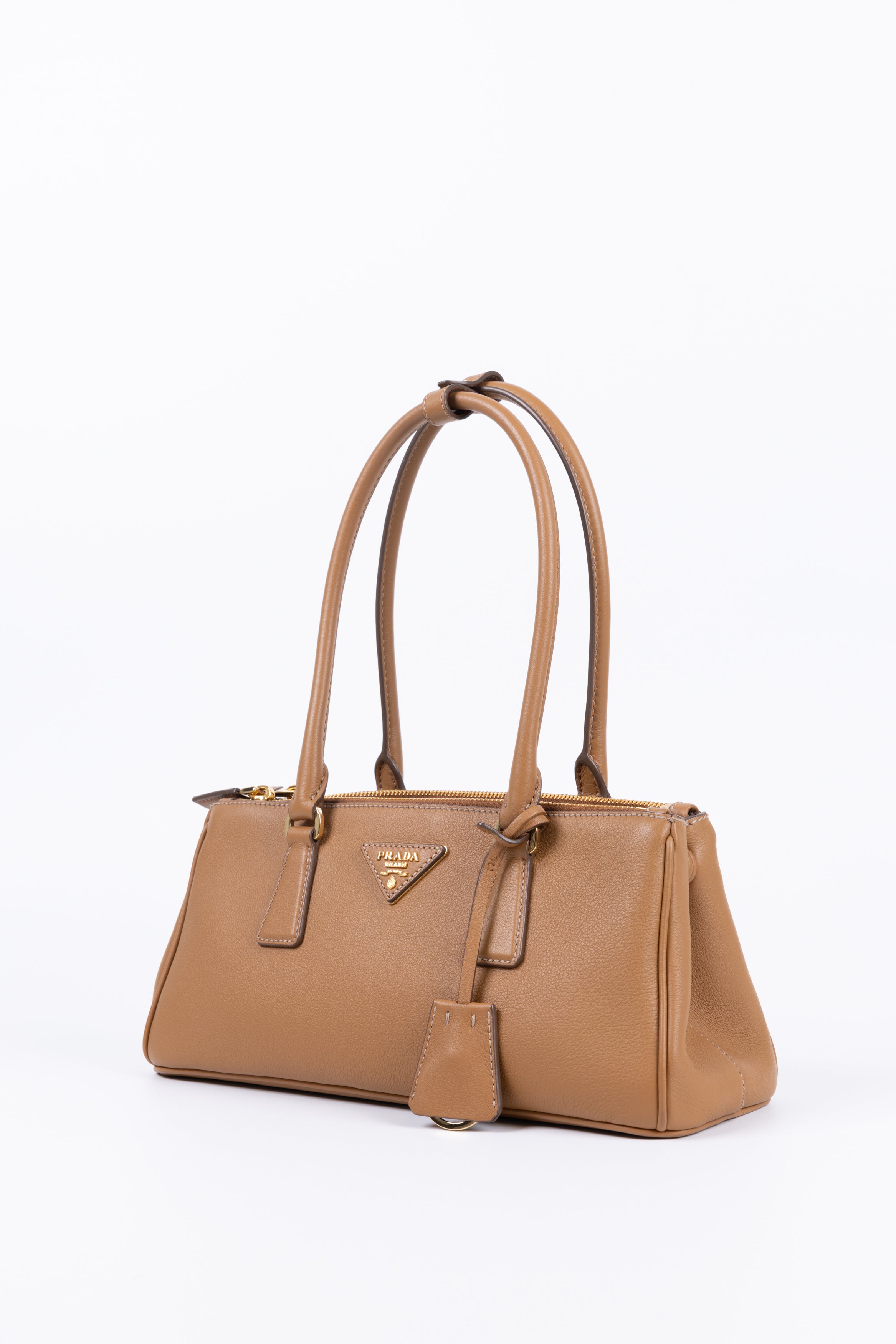 PRADA GALLERIA MEDIUM BEIGE CARAMEL