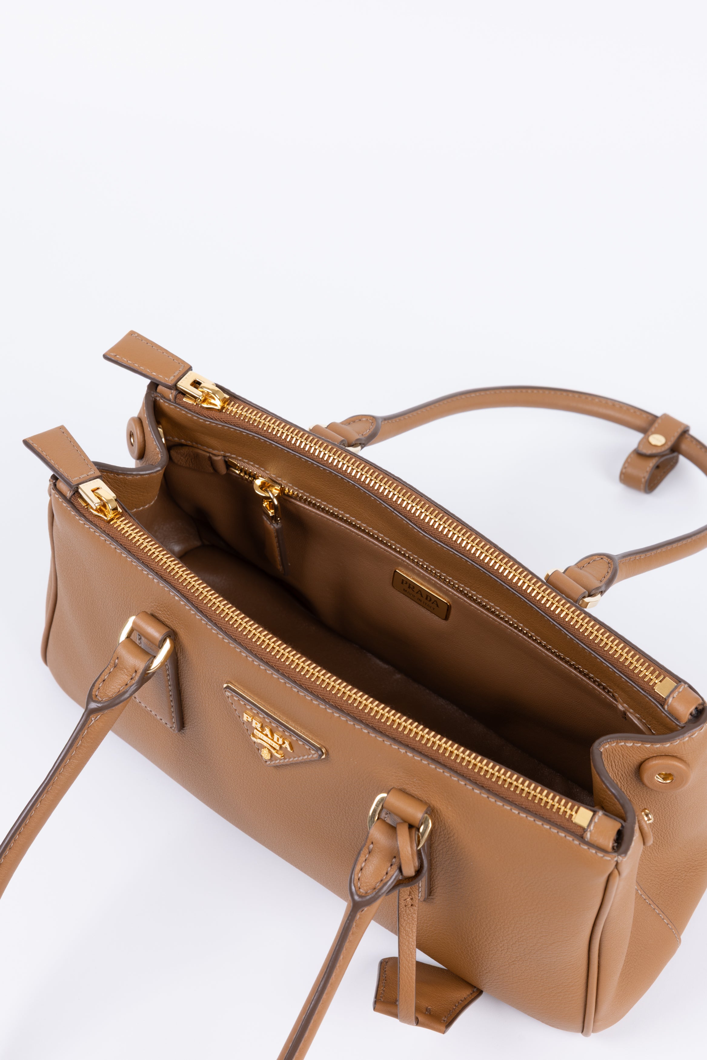 PRADA GALLERIA MEDIUM BEIGE CARAMEL