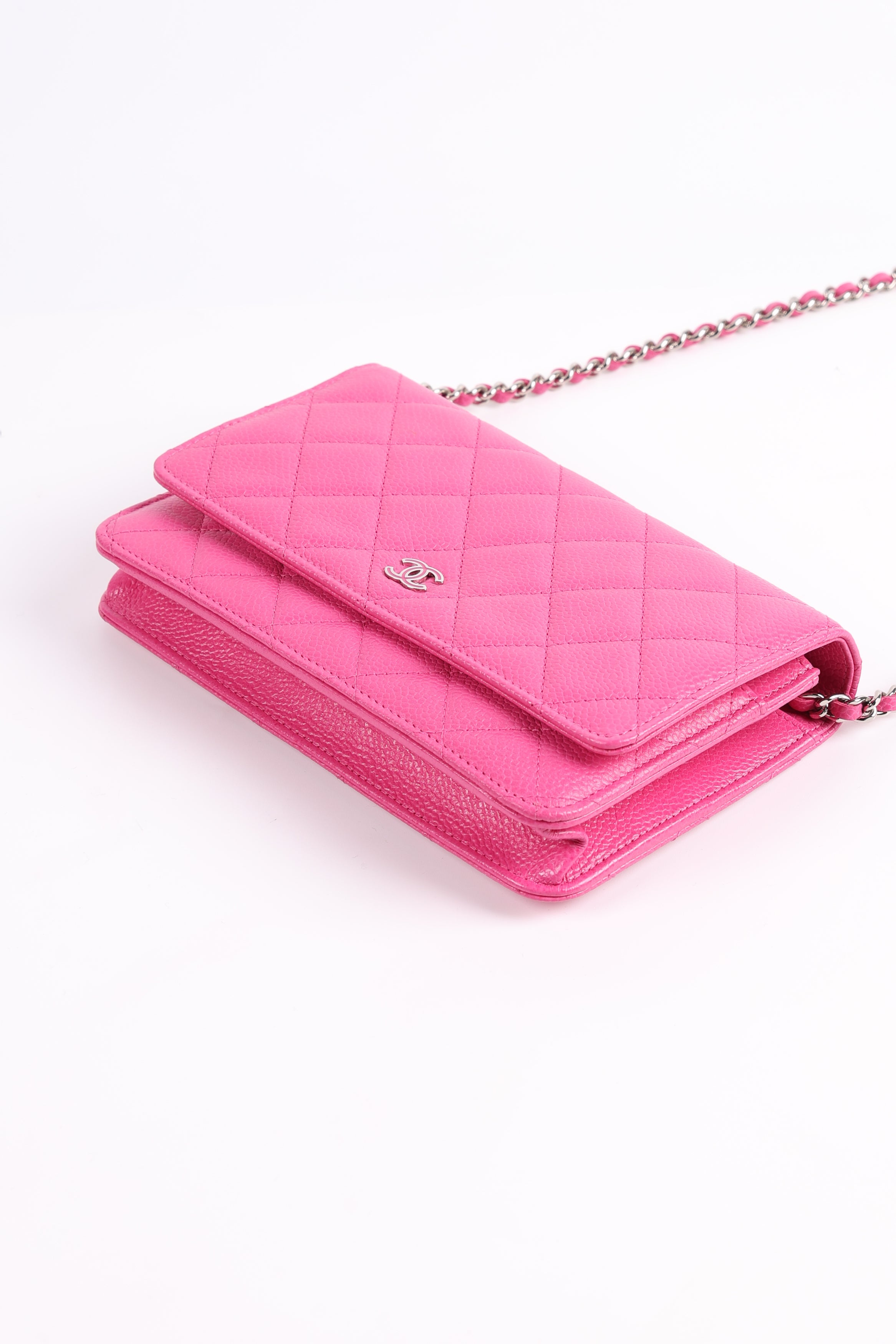 Chanel Wallet on Chain Pink