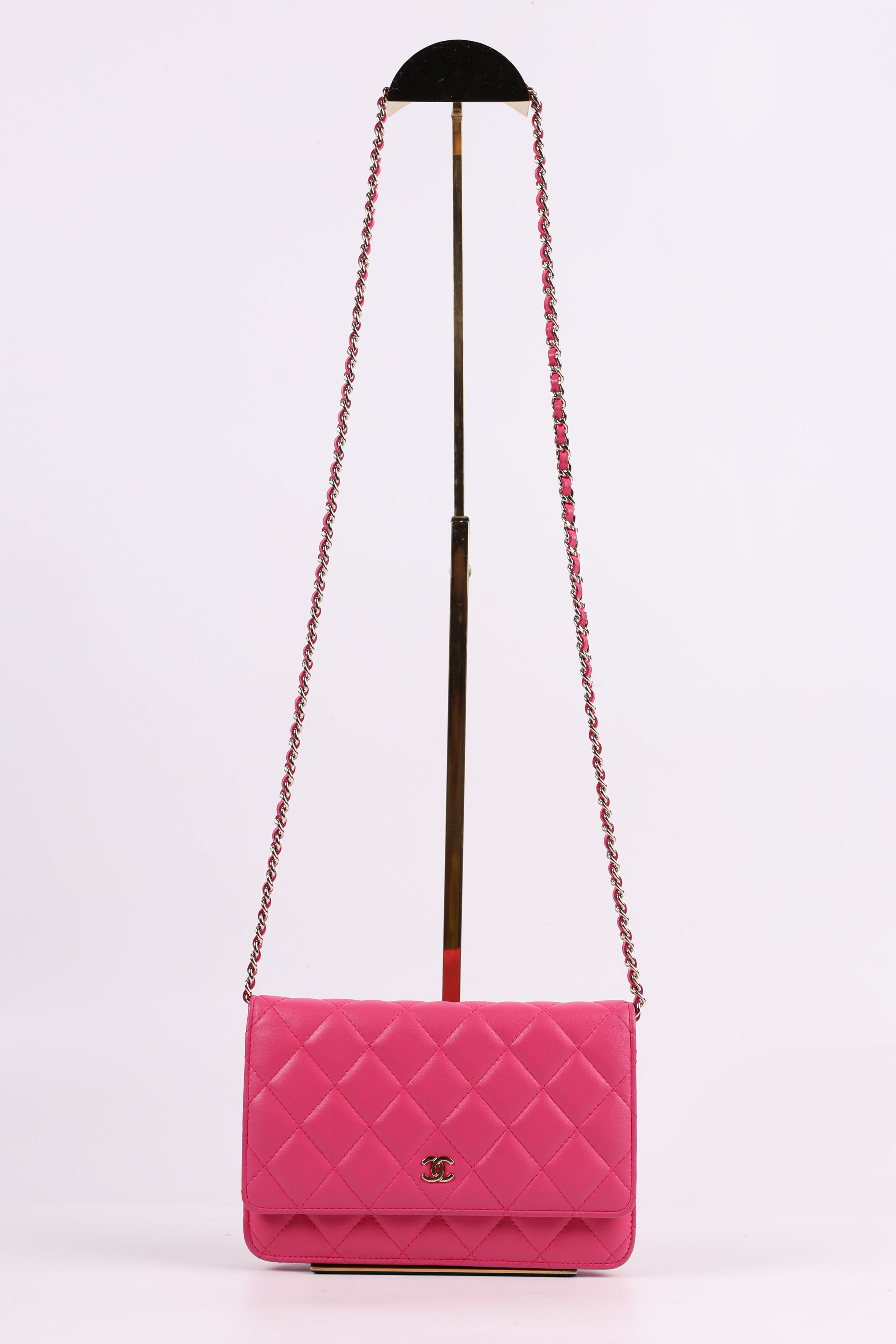 Chanel Wallet Lambskin Pink