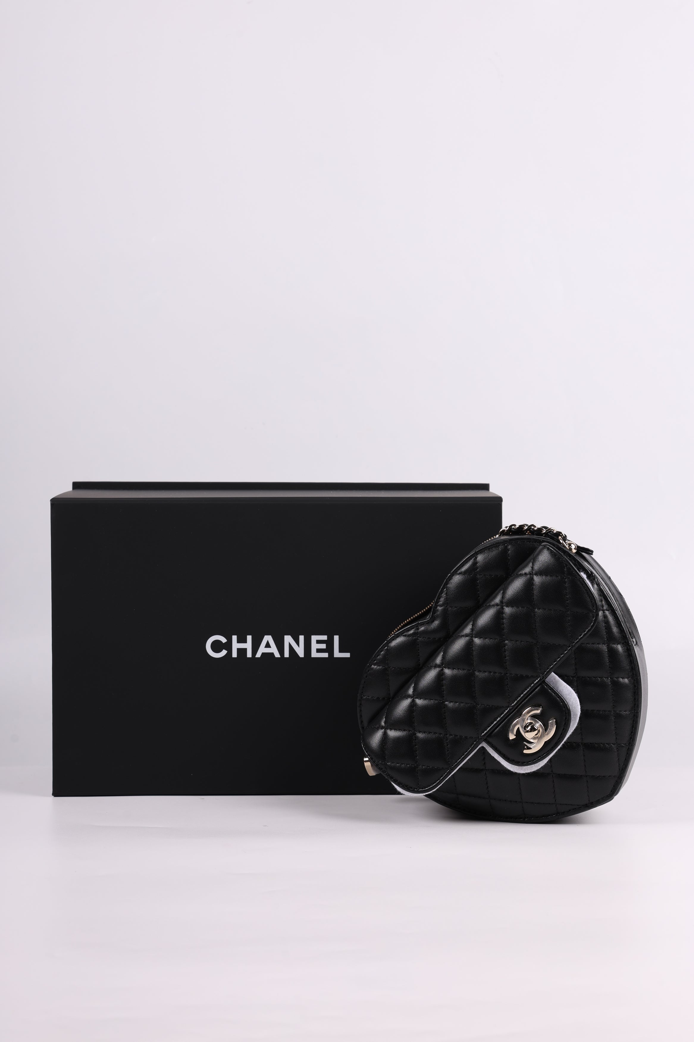 Chanel Heart Bag Black