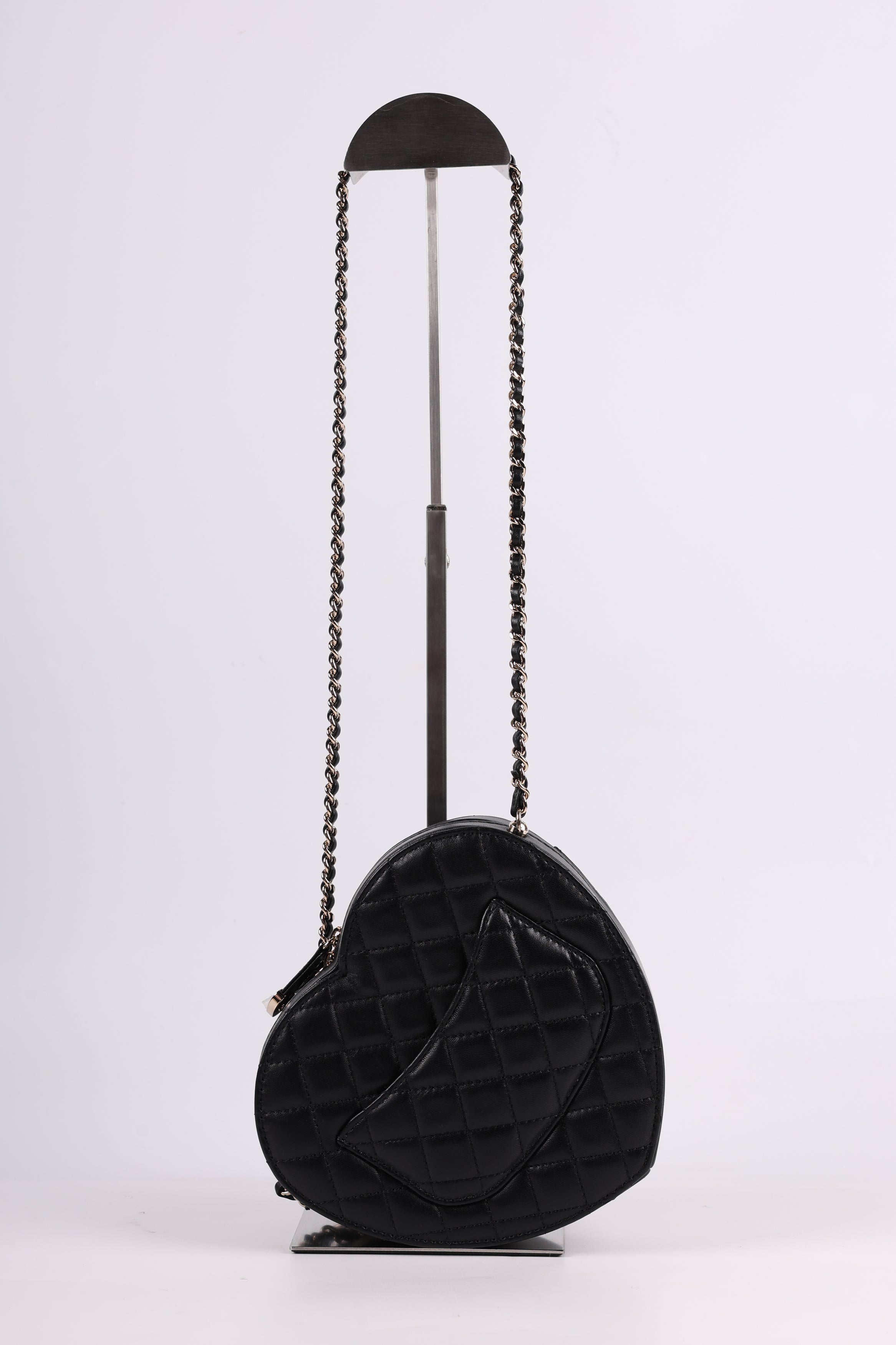 Chanel Heart Bag Black