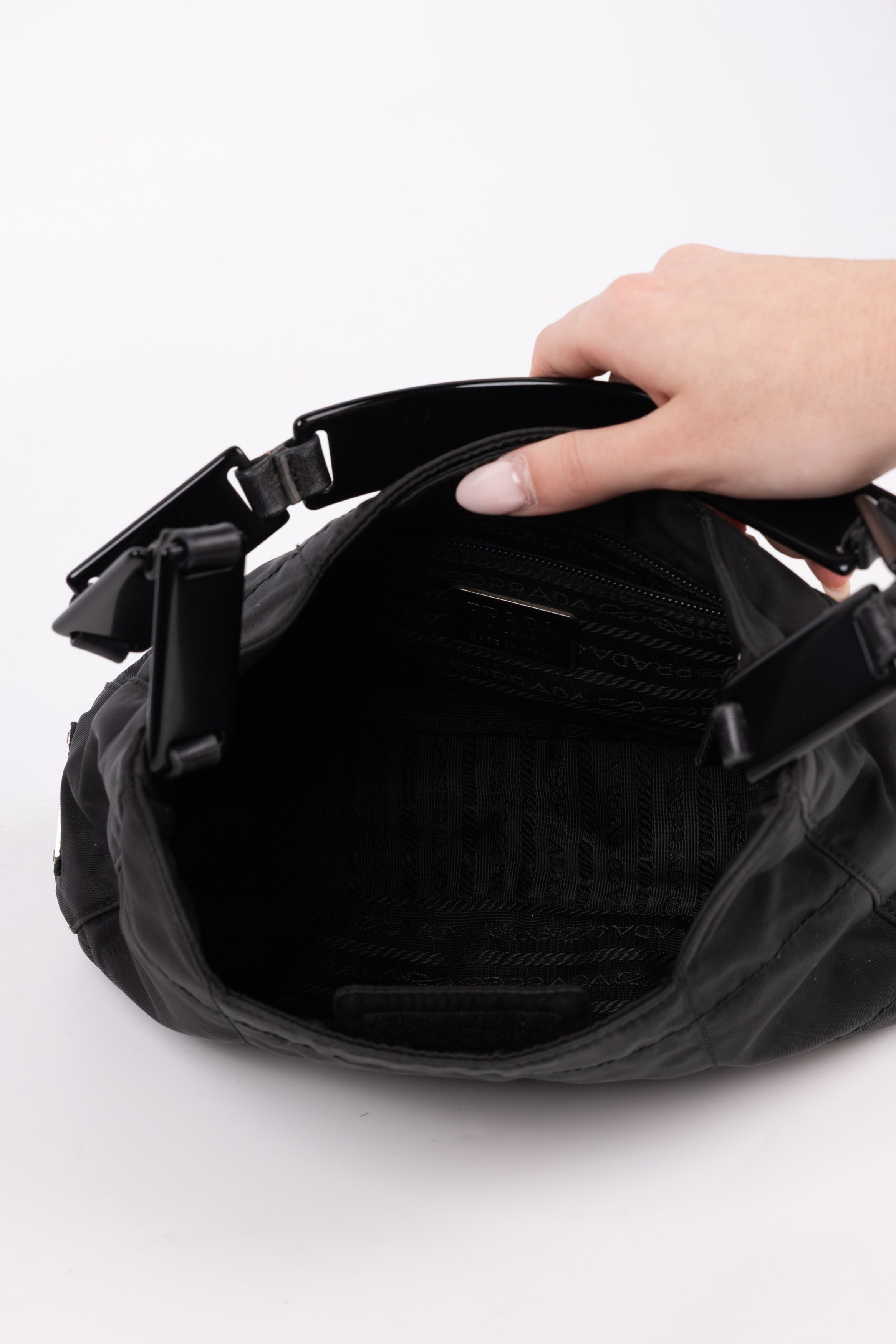 Prada a spalla in Nylon