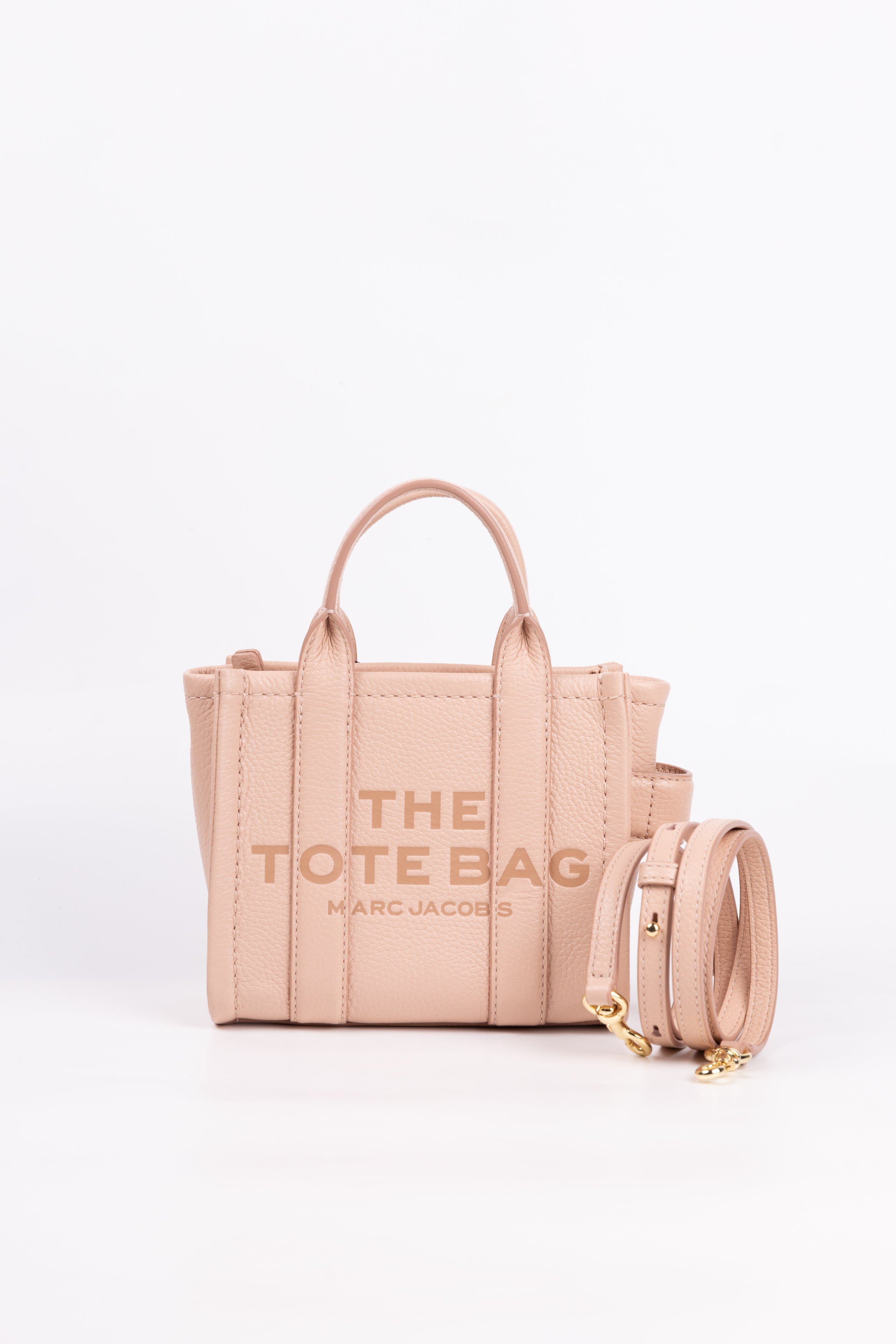 Marc Jacobs The Tote Bag Piccola Rosa In Pelle
