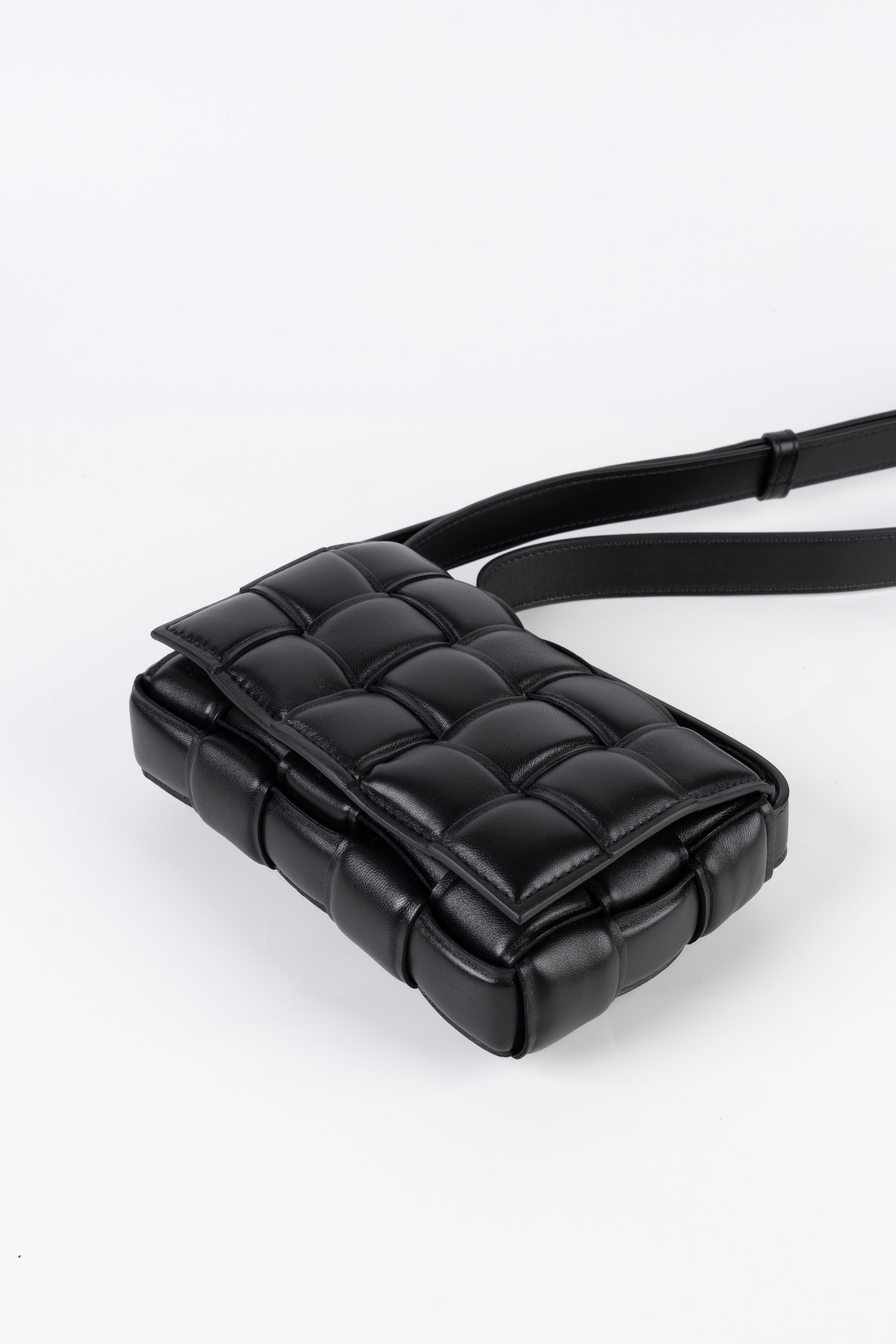 Bottega Veneta Mini Padded Cassetta Nera