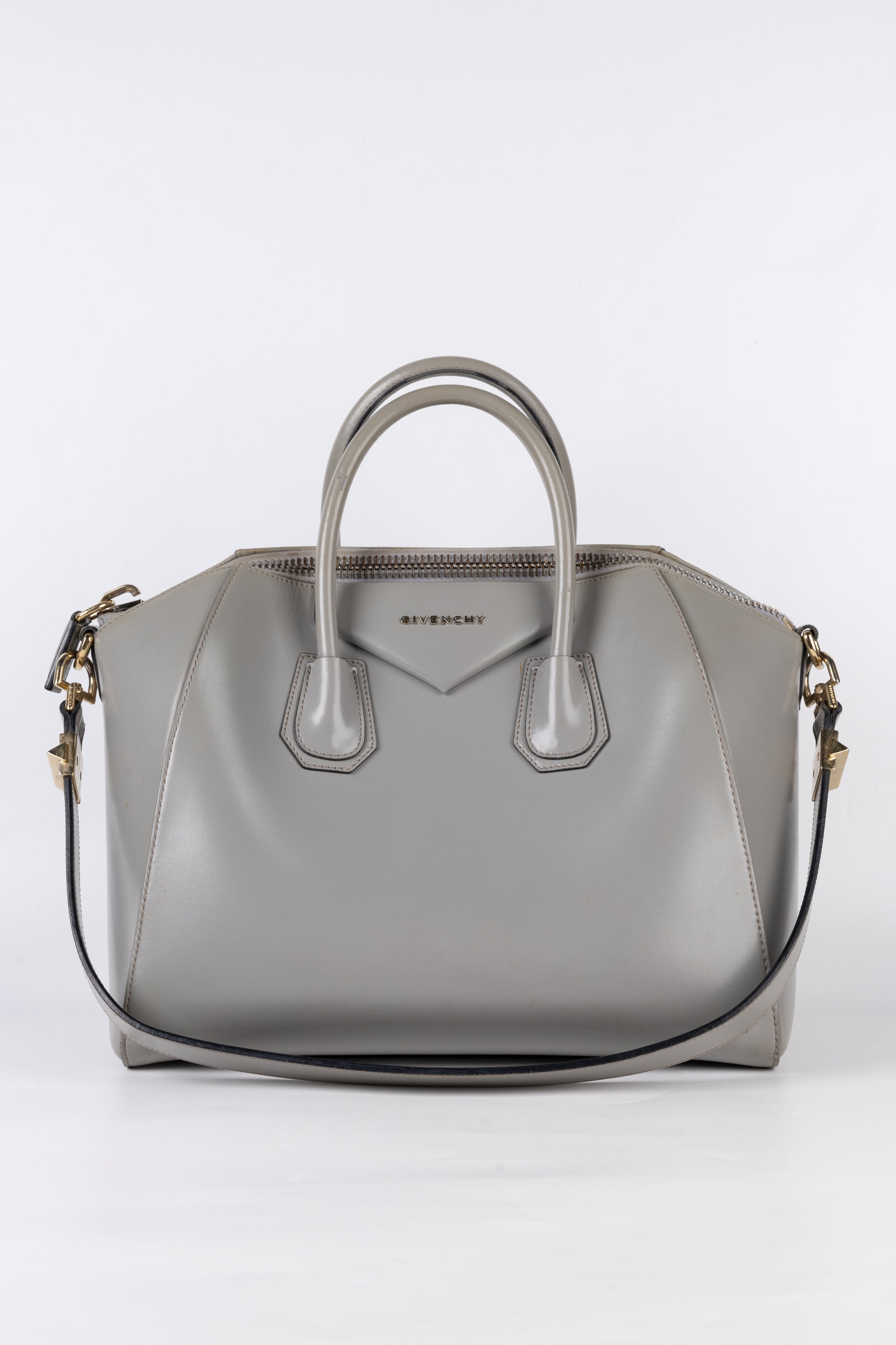 Givenchy Antigona Media Grigio Perlato