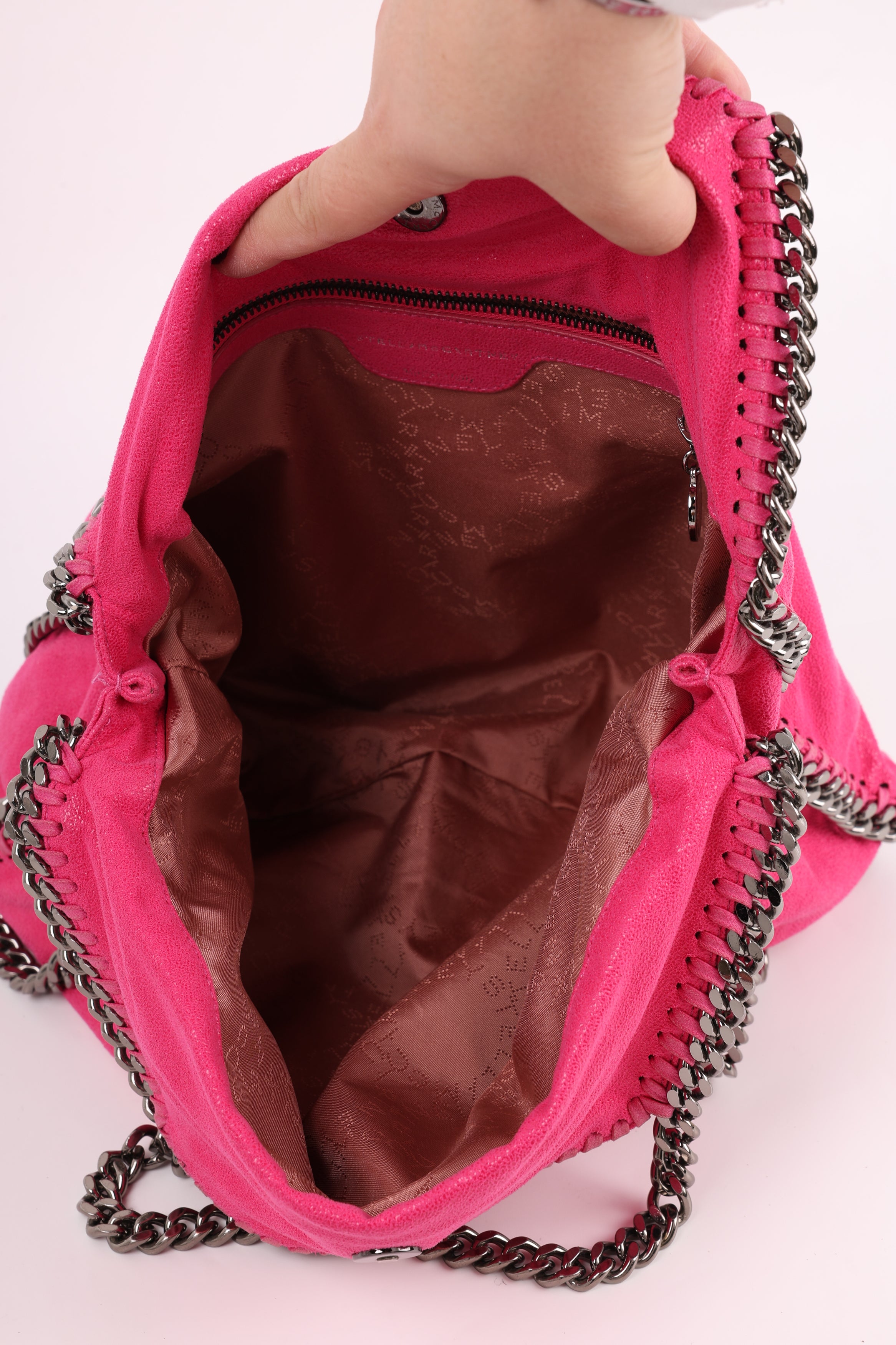 Stella Mc Cartney Tote 3 Catene Fucsia