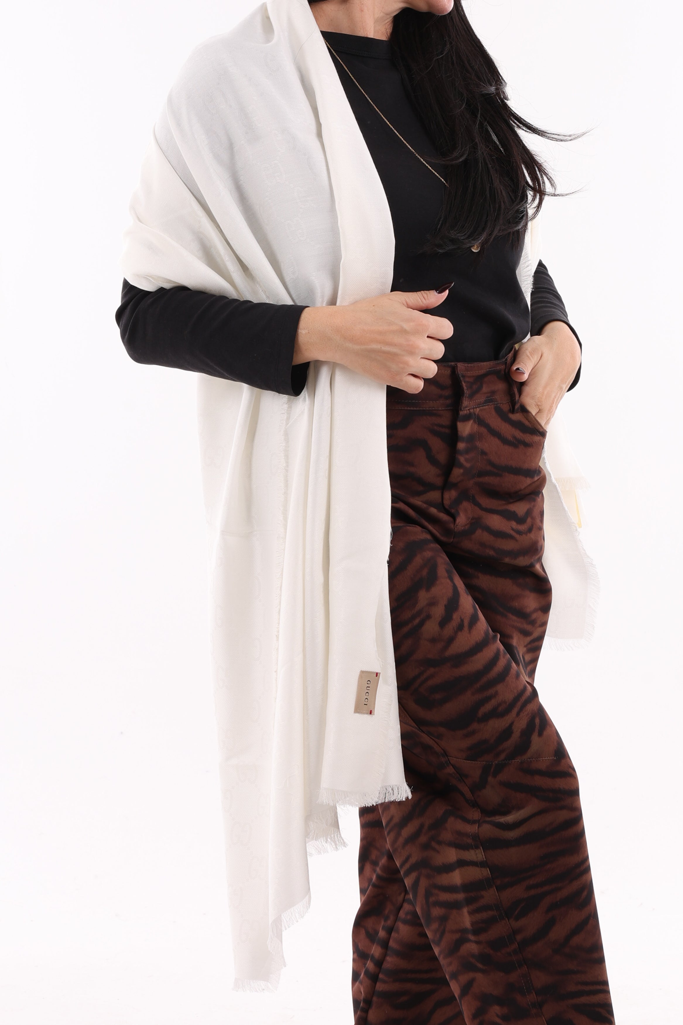 Gucci GG Jumbo Panna Bordo Large 53