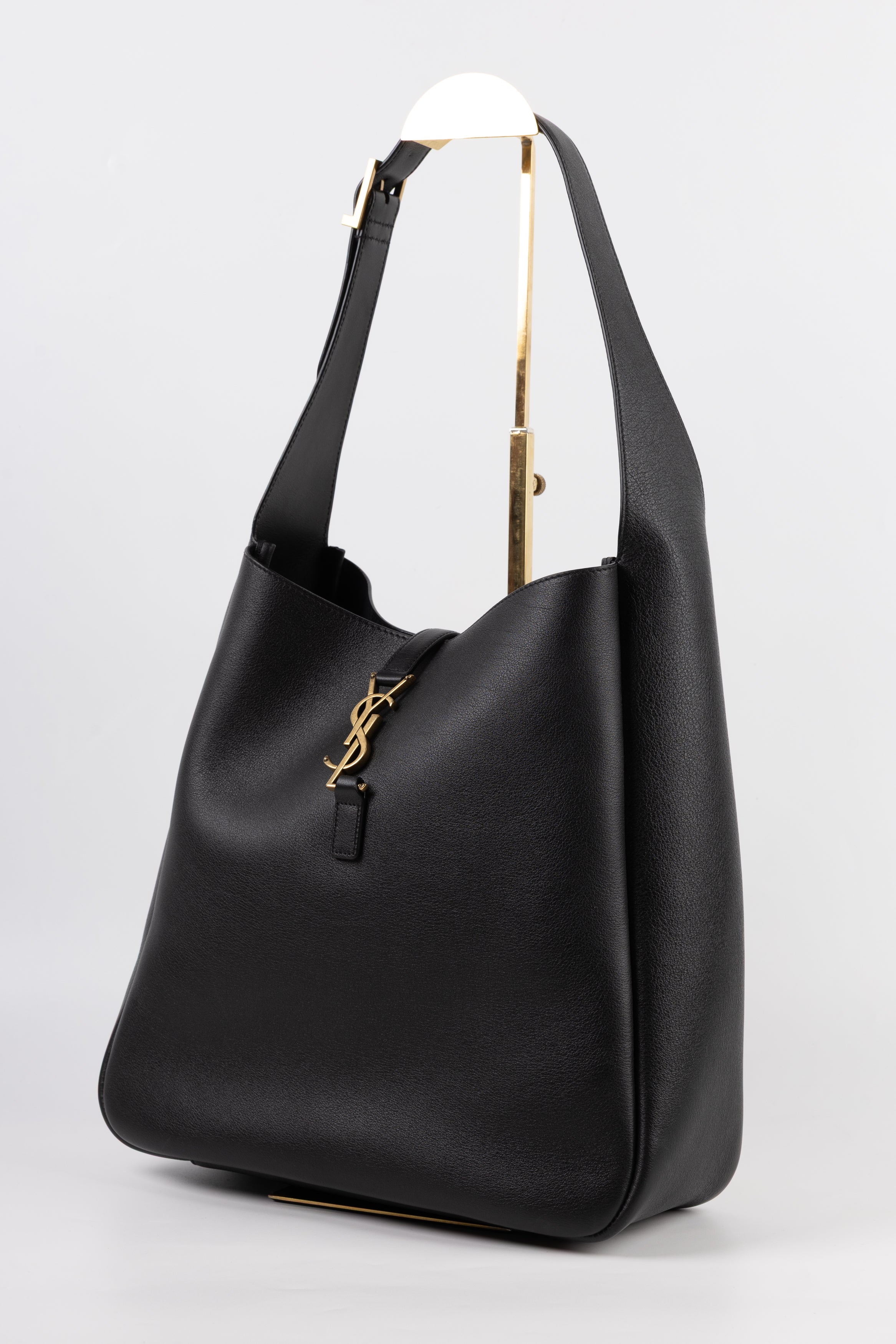 Saint Laurent Le 5 à 7 Large Morbida Pelle Martellata