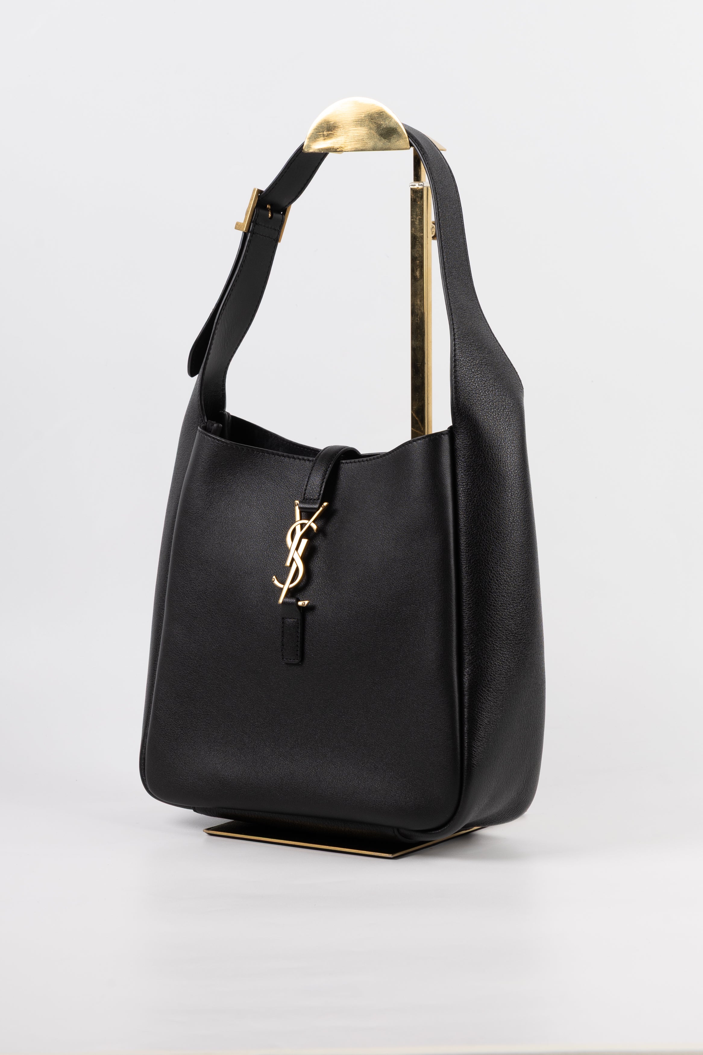 Saint Laurent Small Morbida le 5 à 7 Pelle Martellata
