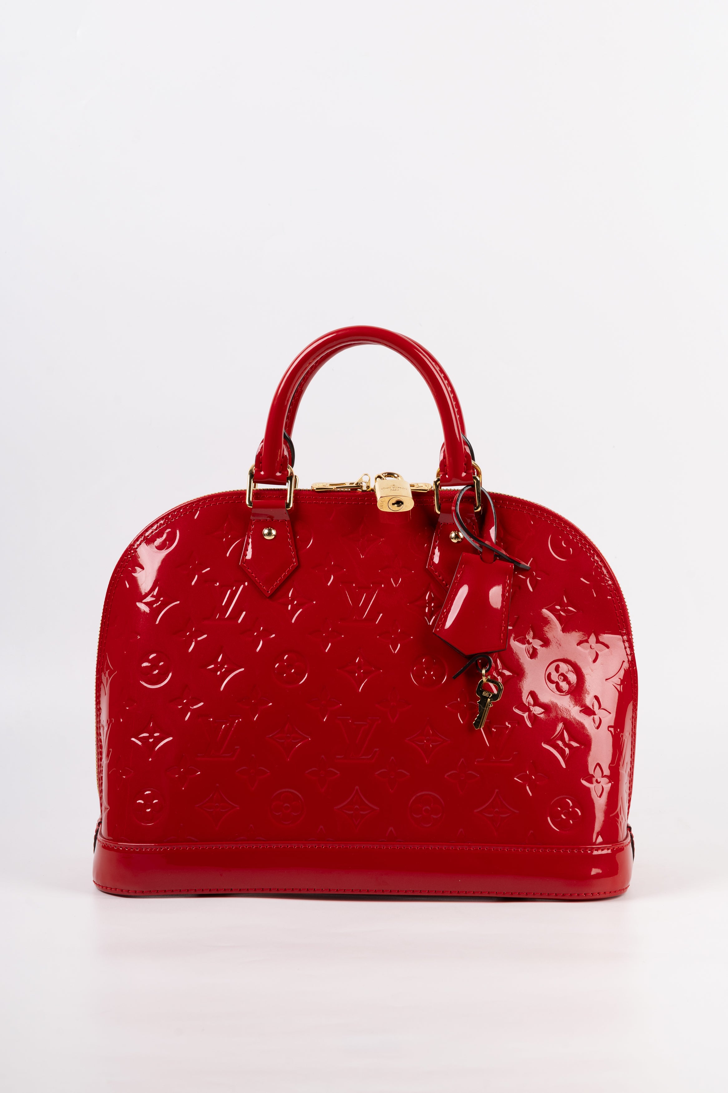Louis Vuitton Alma PM Rossa in Vernice 2017