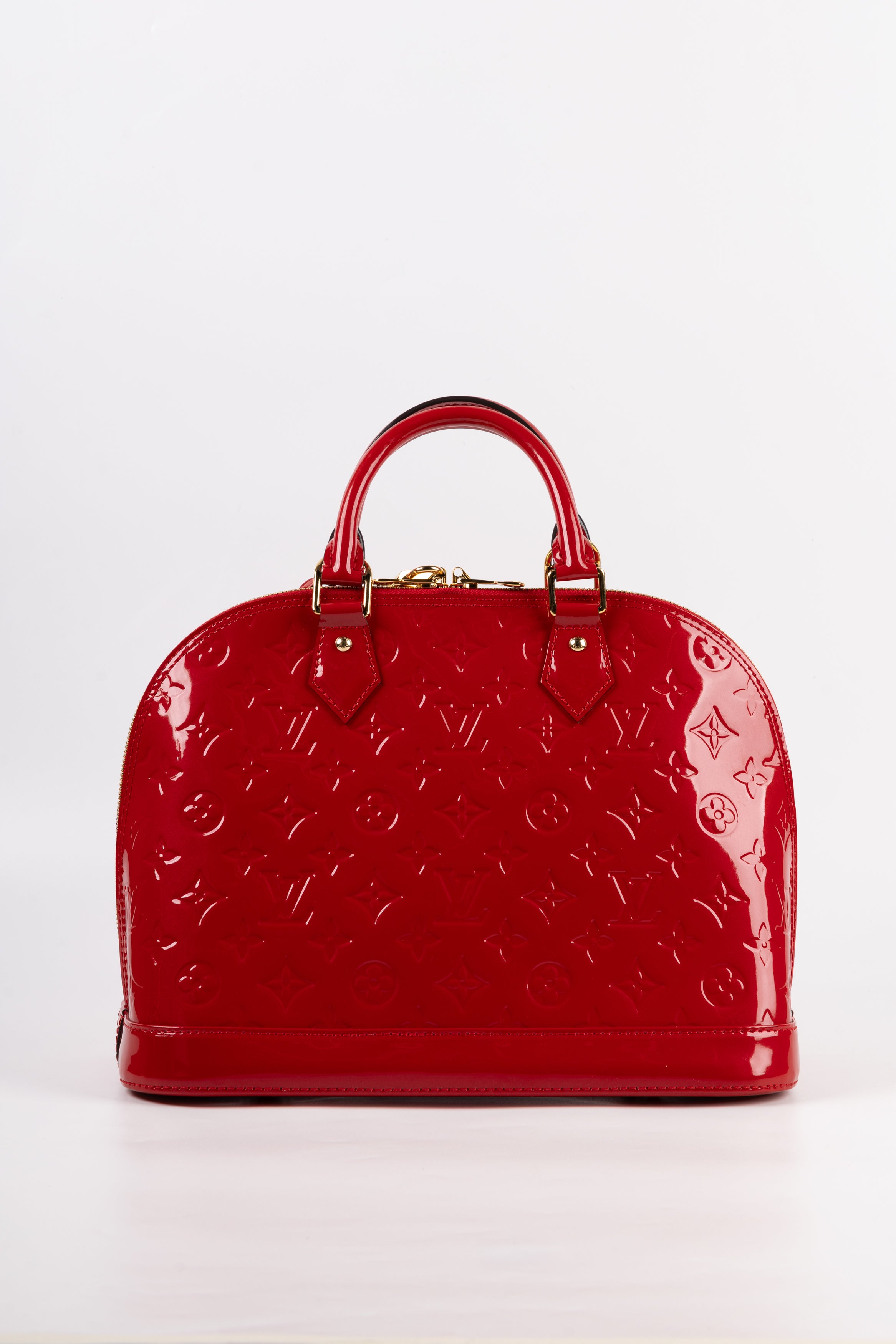 Louis Vuitton Alma PM Rossa in Vernice 2017