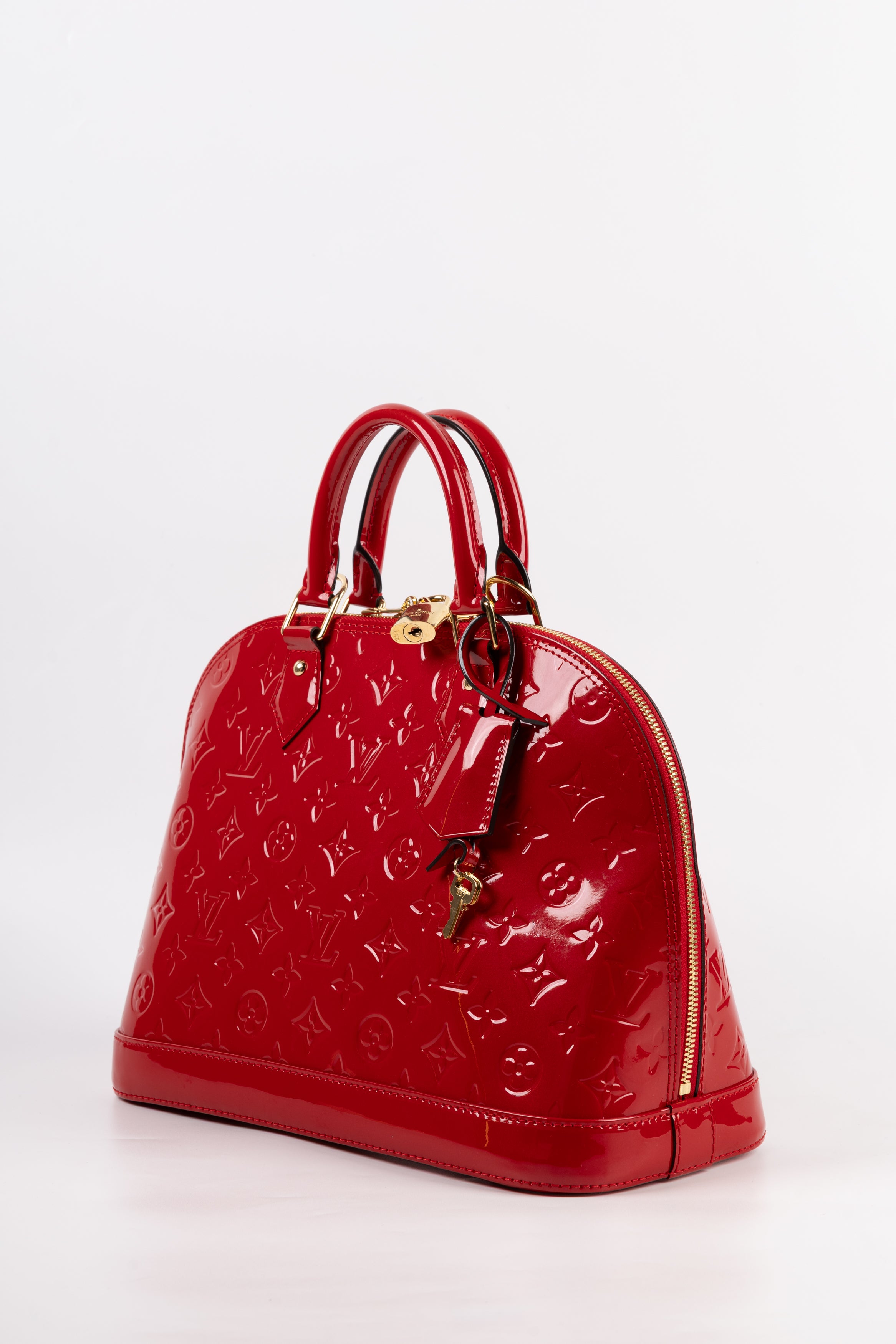 Louis Vuitton Alma PM Rossa in Vernice 2017