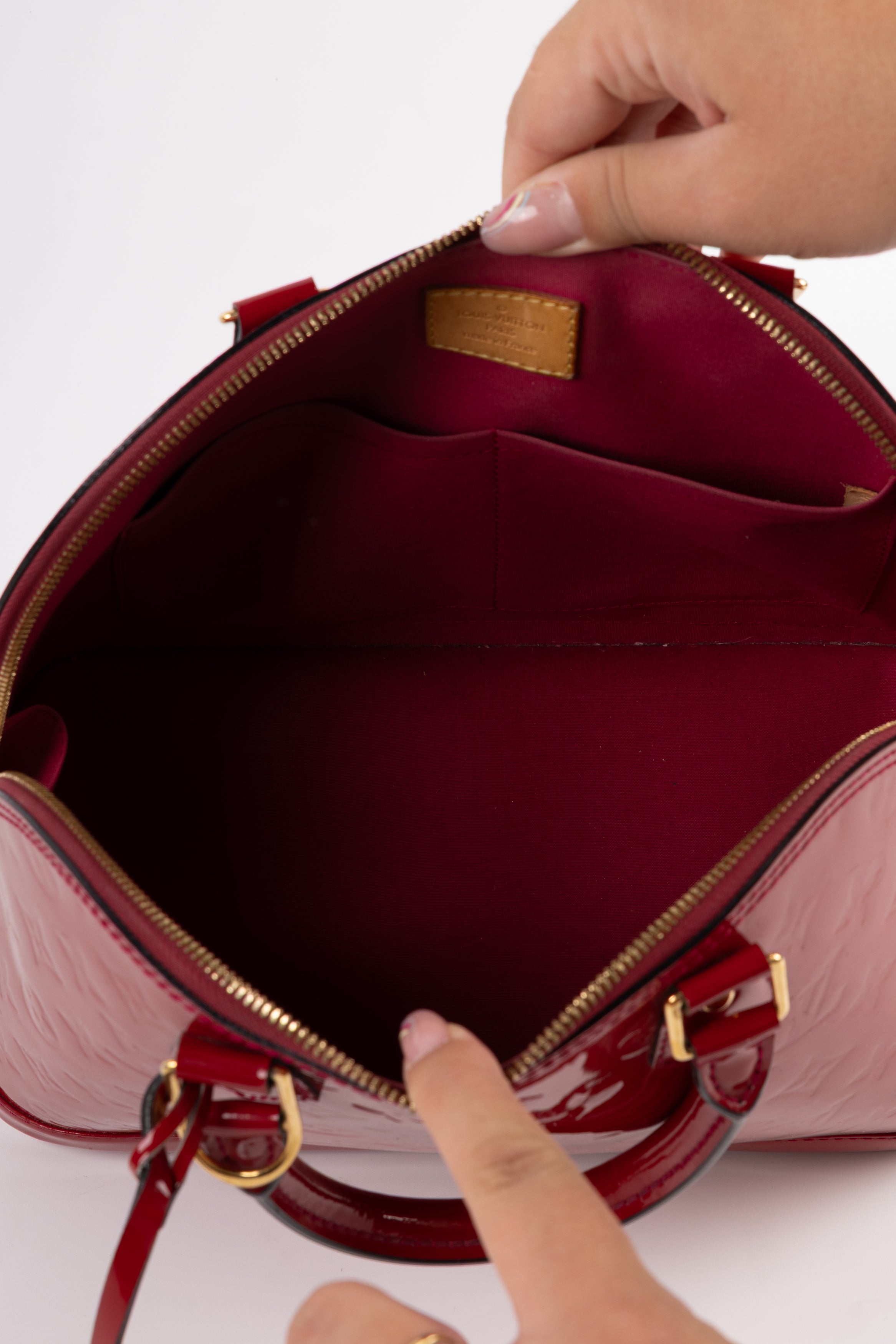 Louis Vuitton Alma PM Rossa in Vernice 2013