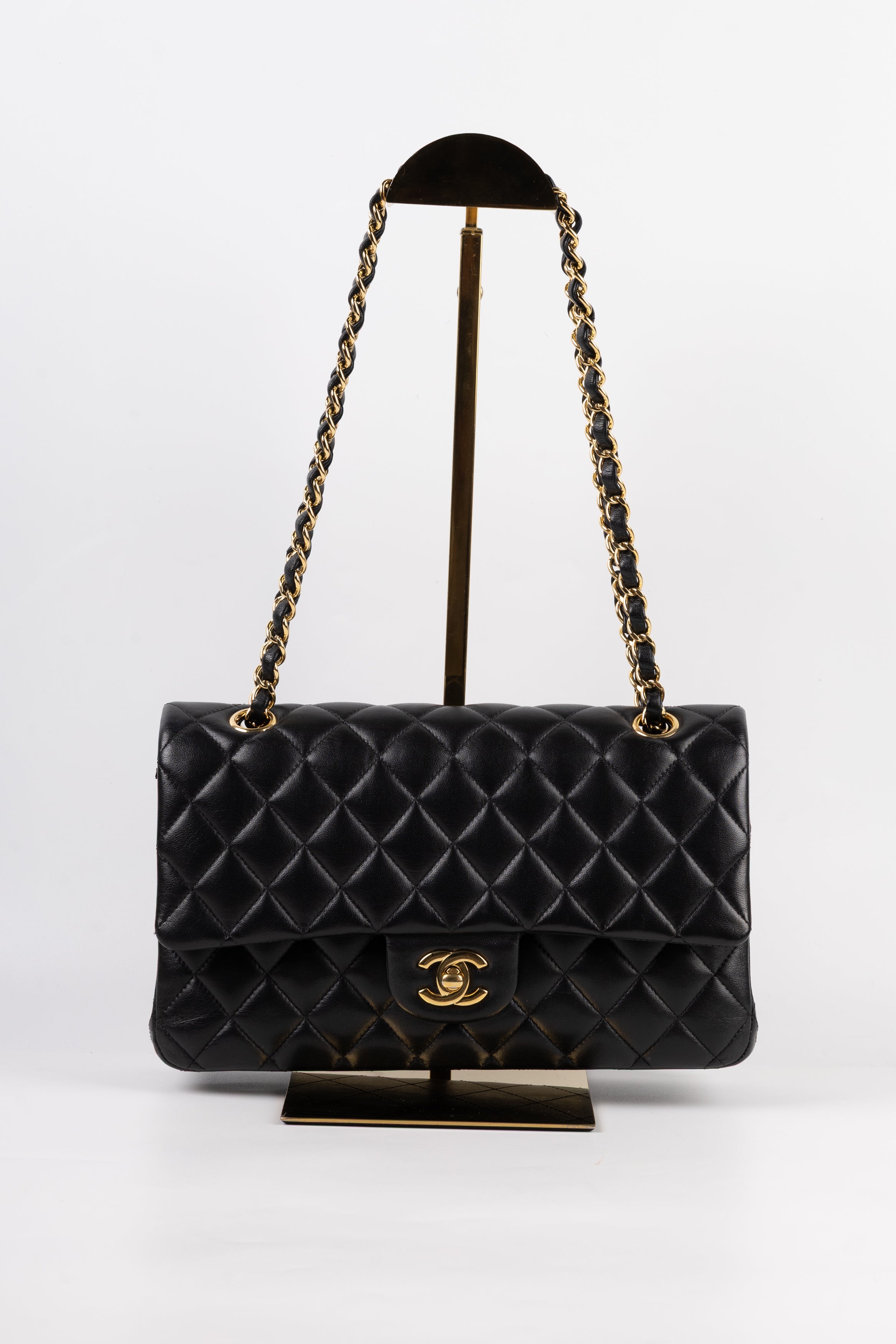Chanel Classica Timeless Double Flap Nero/Gold