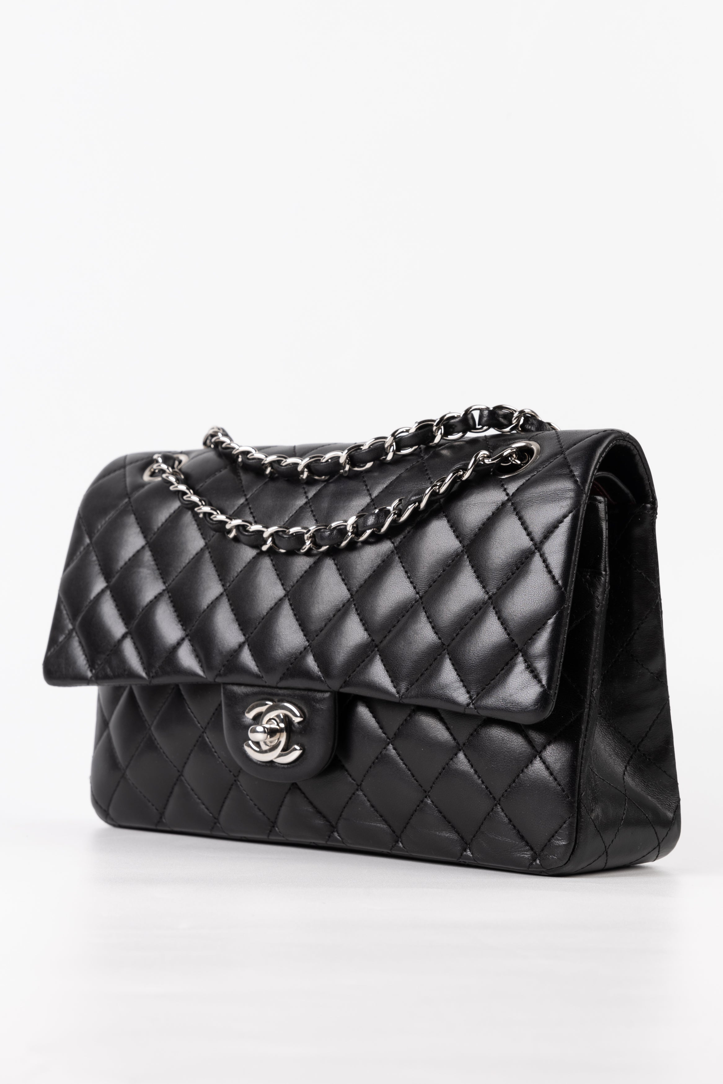 Chanel Classica Timeless Double Flap Nero/Argento