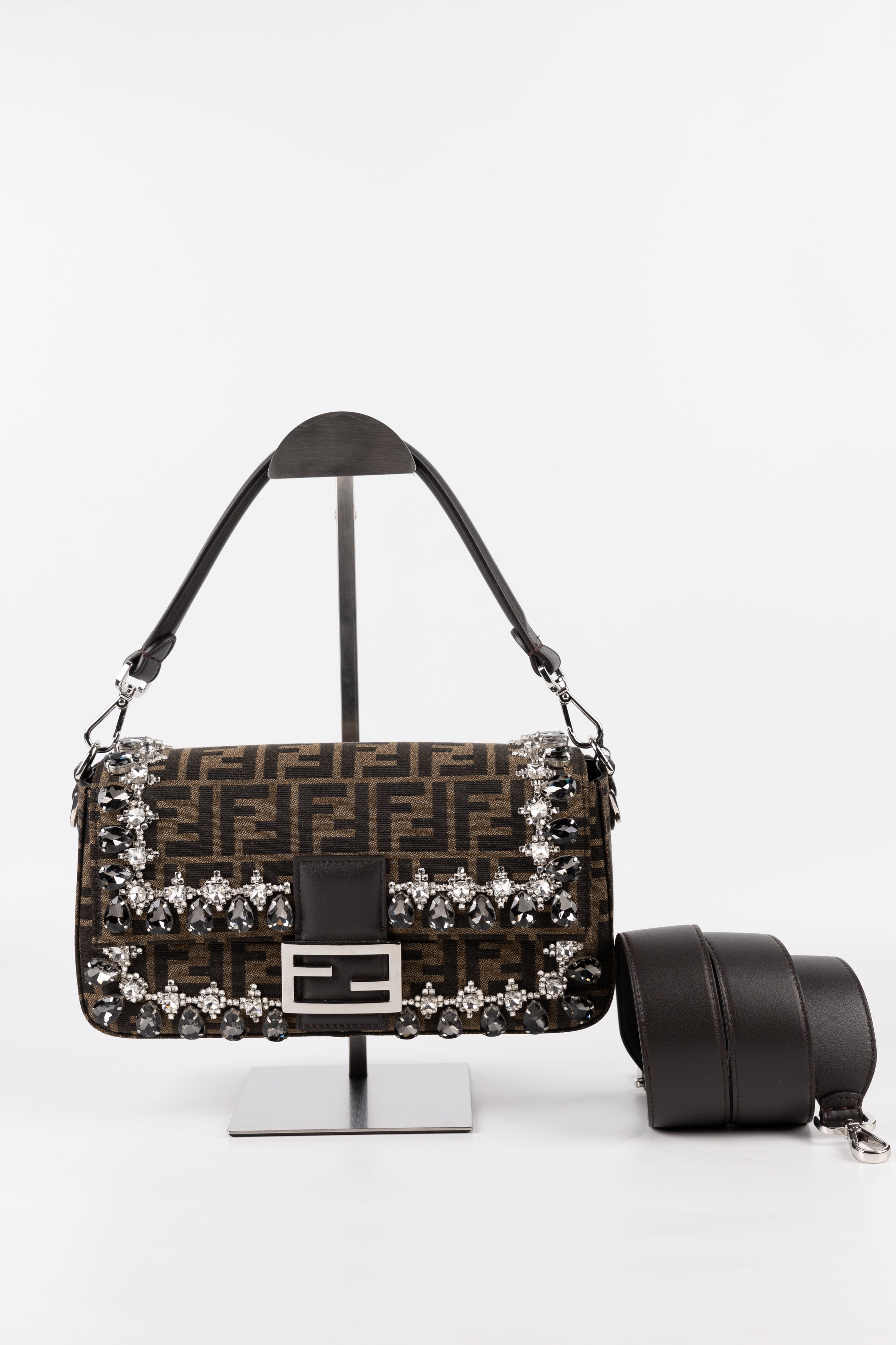 Fendi Baguette FF Crystal