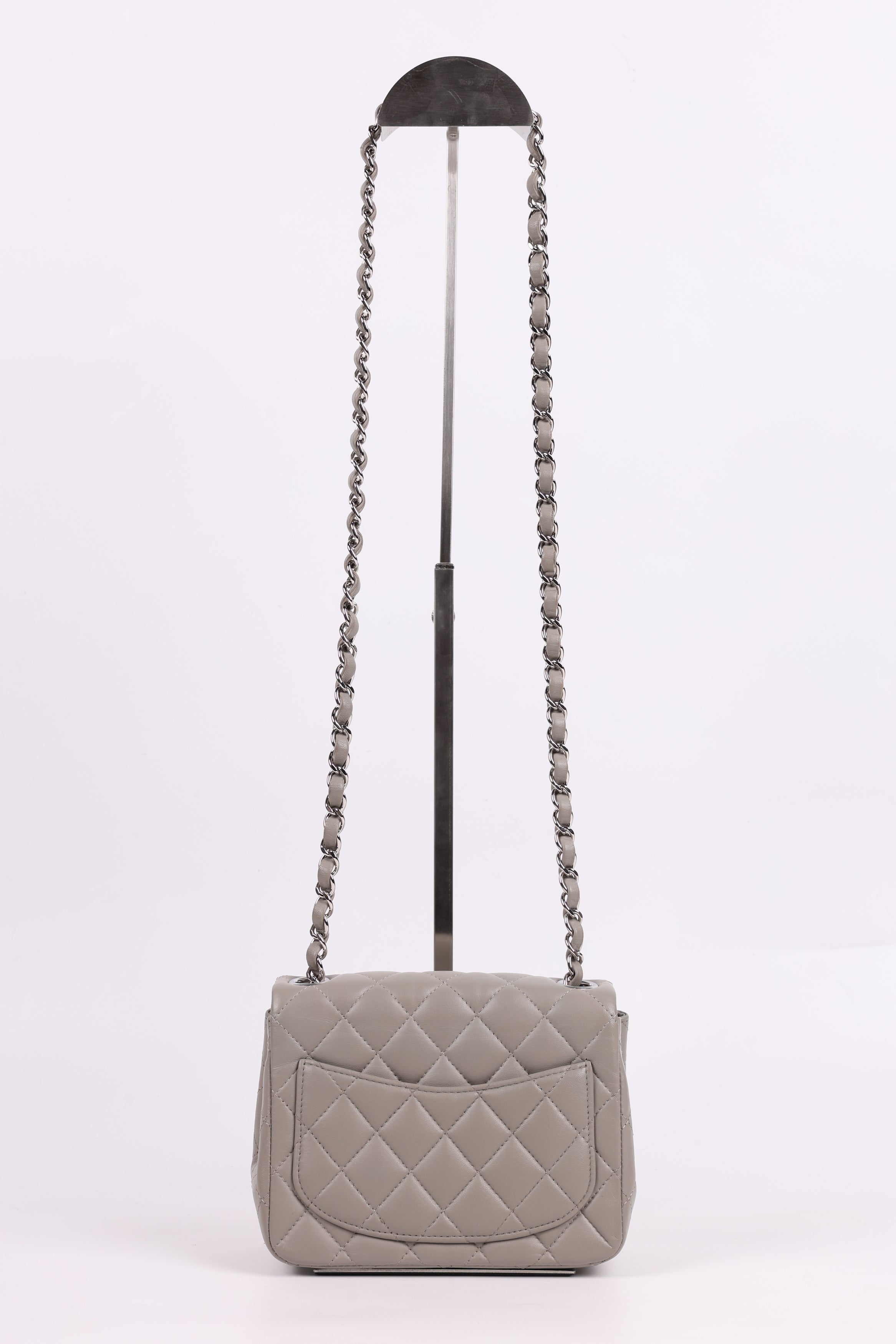 Chanel Mini Square Grigia