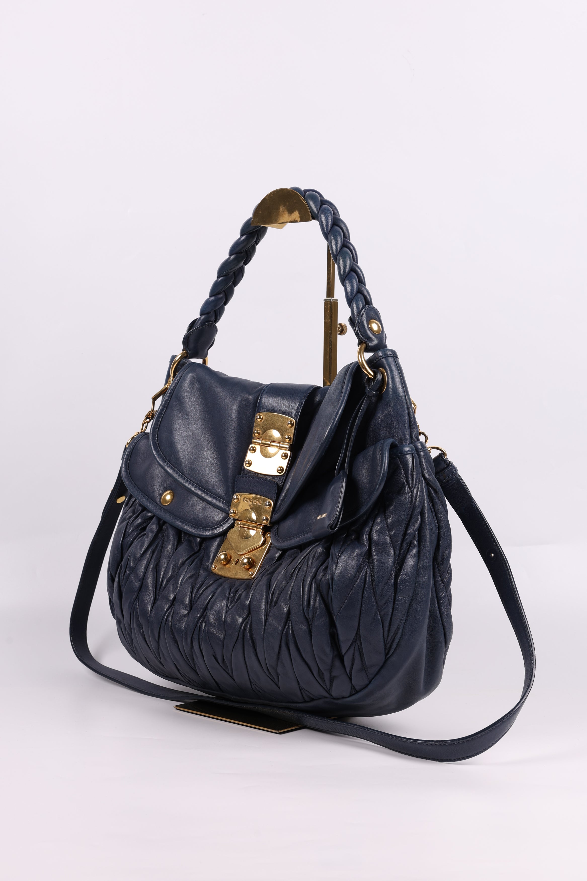 Miu Miu Coffer Blue