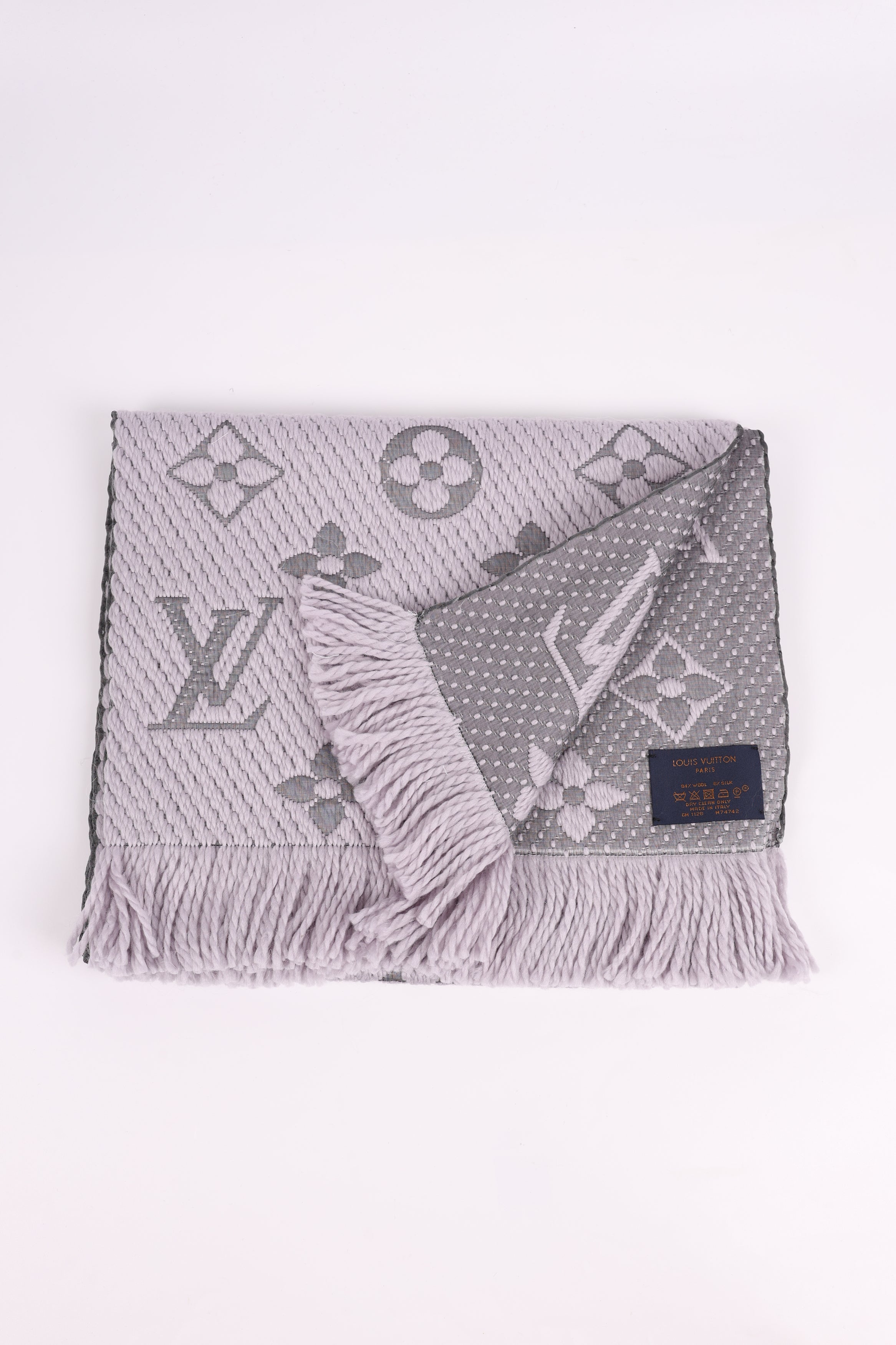 Louis Vuitton Sciarpa Monogram Grigia