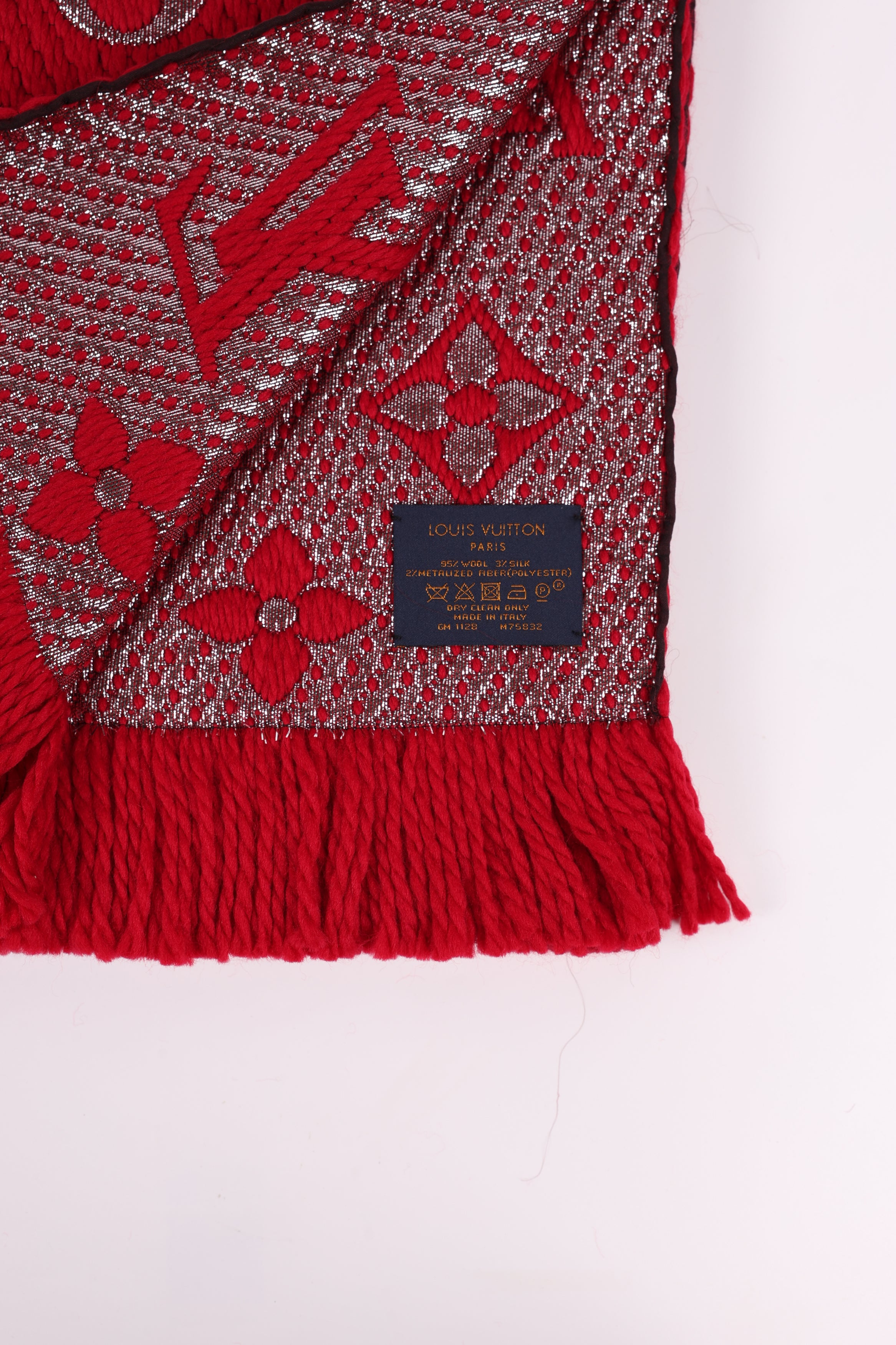 Louis Vuitton Sciarpa Monogram Rossa