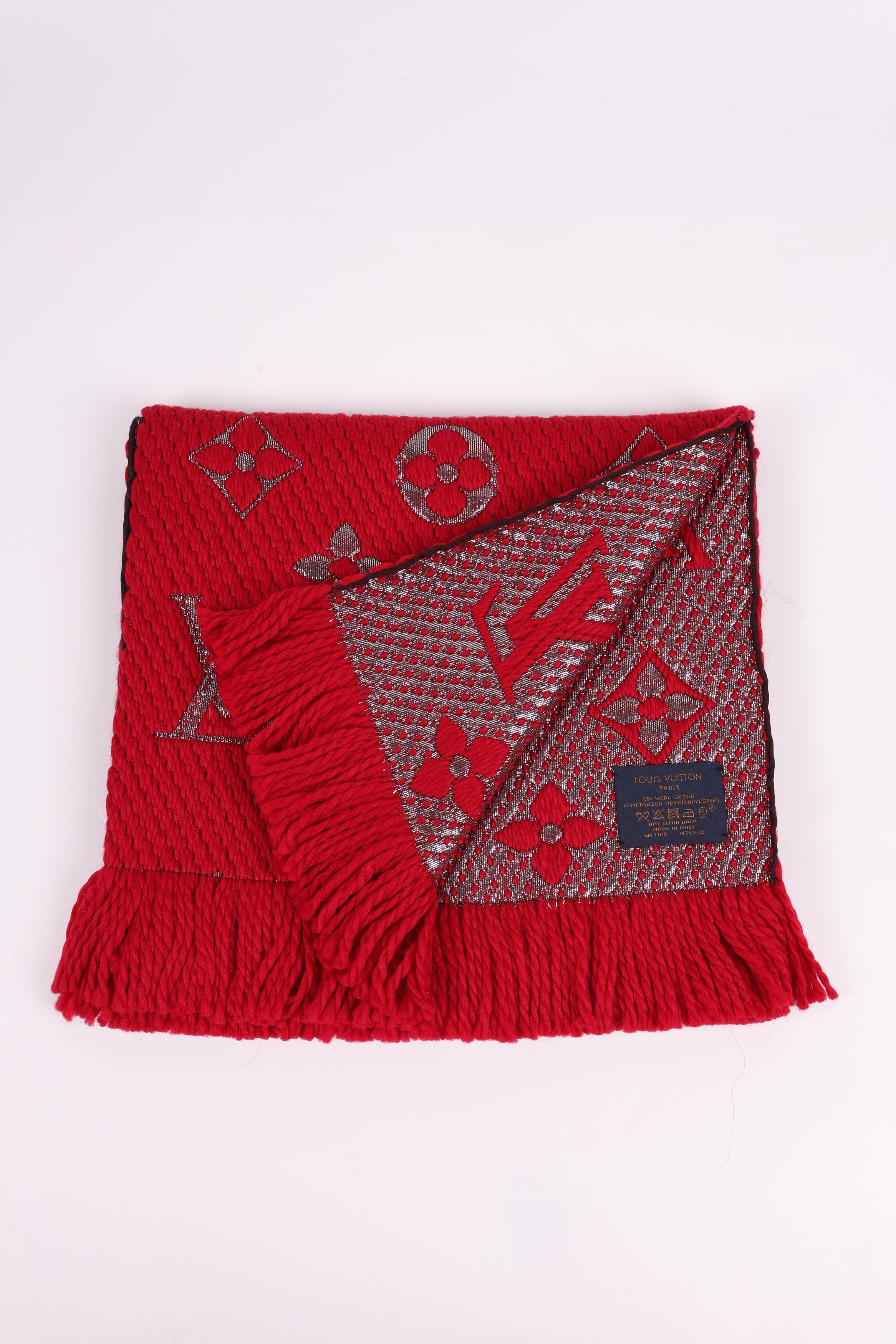 Louis Vuitton Sciarpa Monogram Rossa