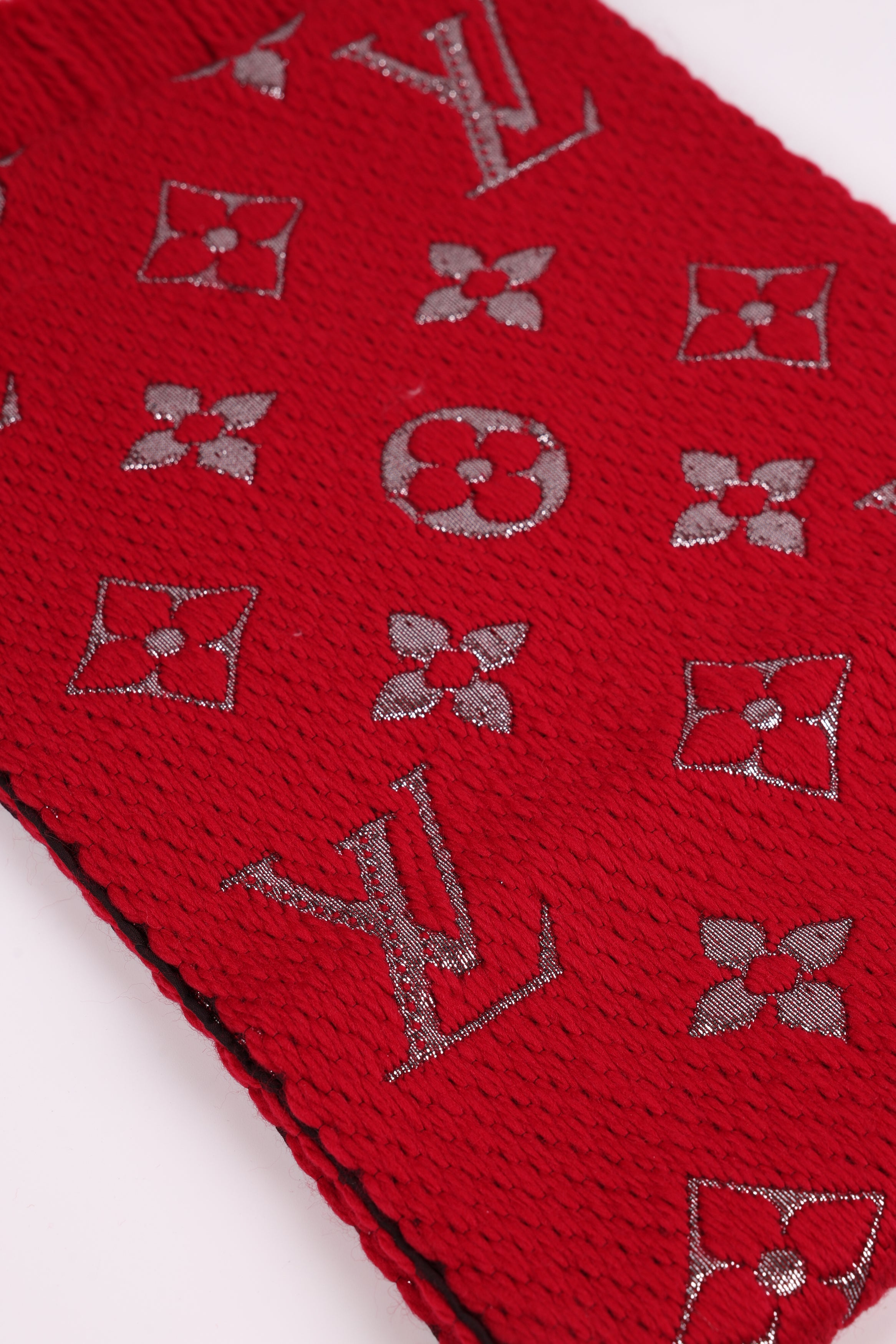 Louis Vuitton Sciarpa Monogram Rossa