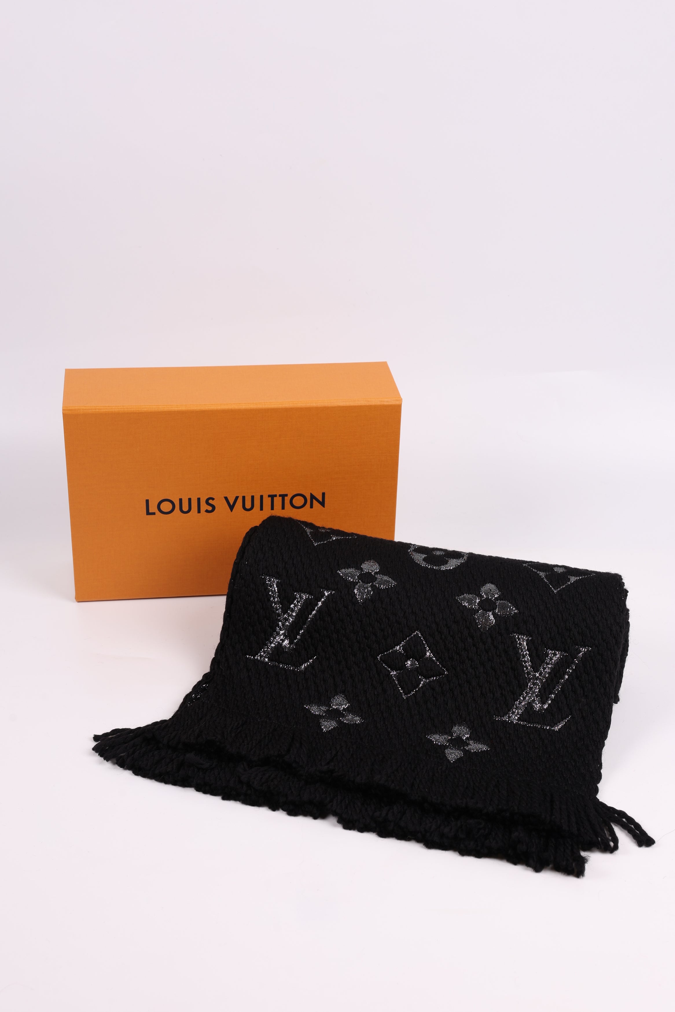 Louis Vuitton Sciarpa Monogram Nera