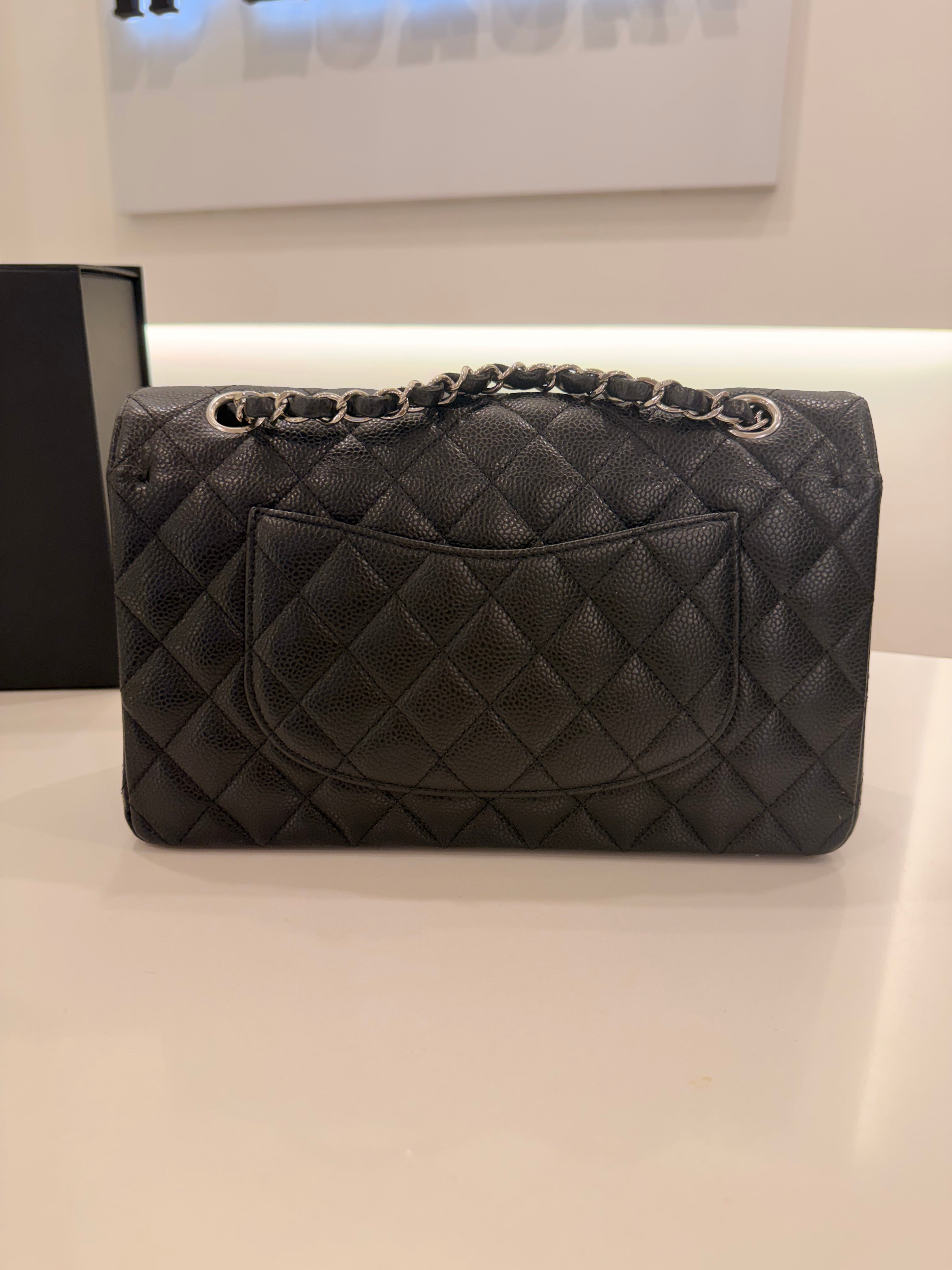 CHANEL 11.12 NERA/ARGENTO CAVIAR