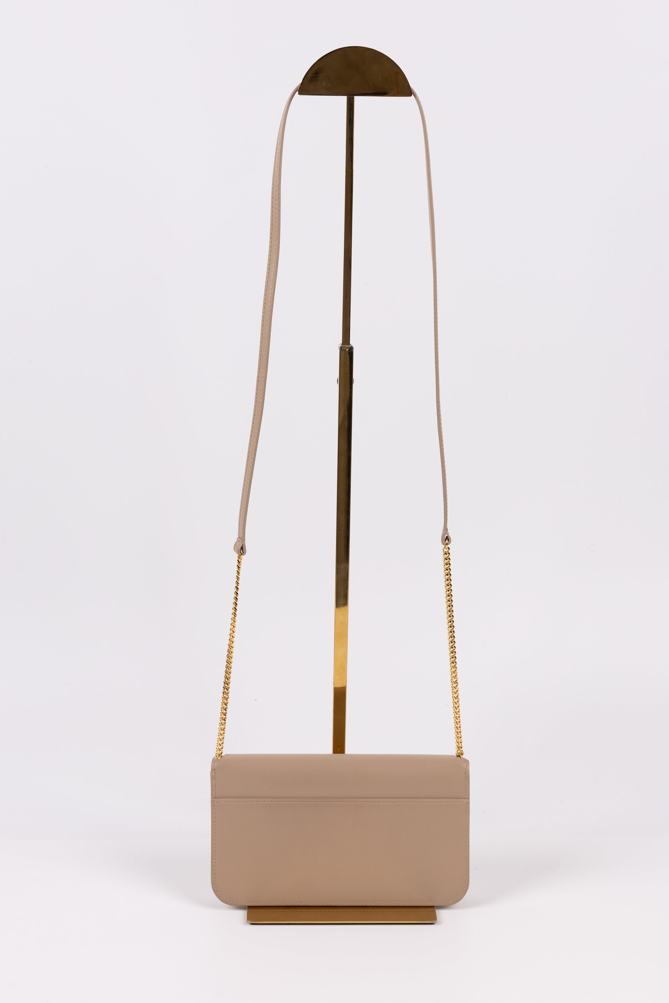 Porta Cellulare Saint Laurent Cassandre Beige