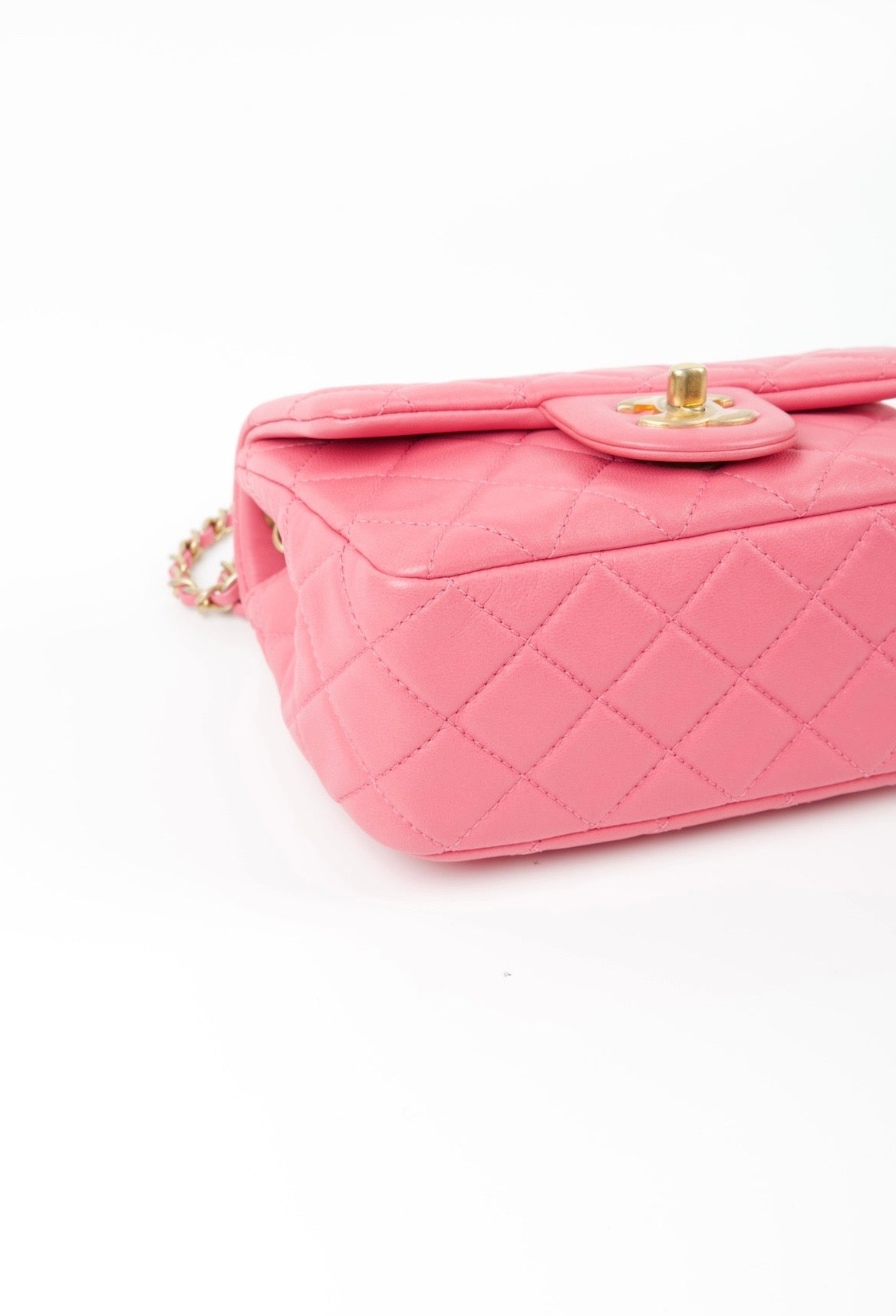 CHANEL MINI SQUARE ROSA