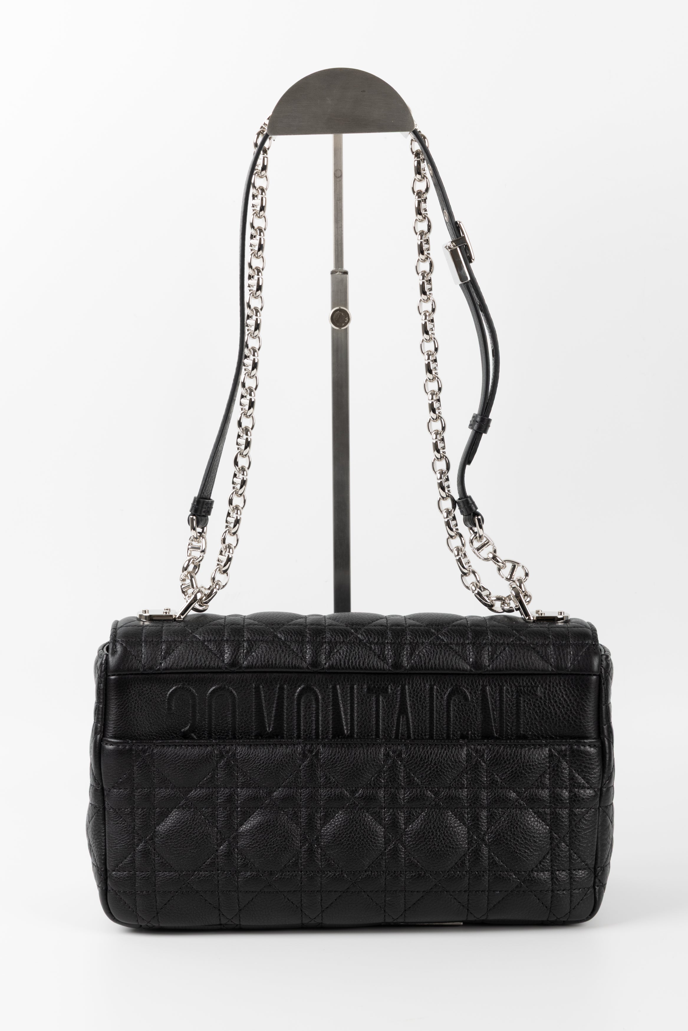 DIOR CARO NERA/ARGENTO CAVIAR