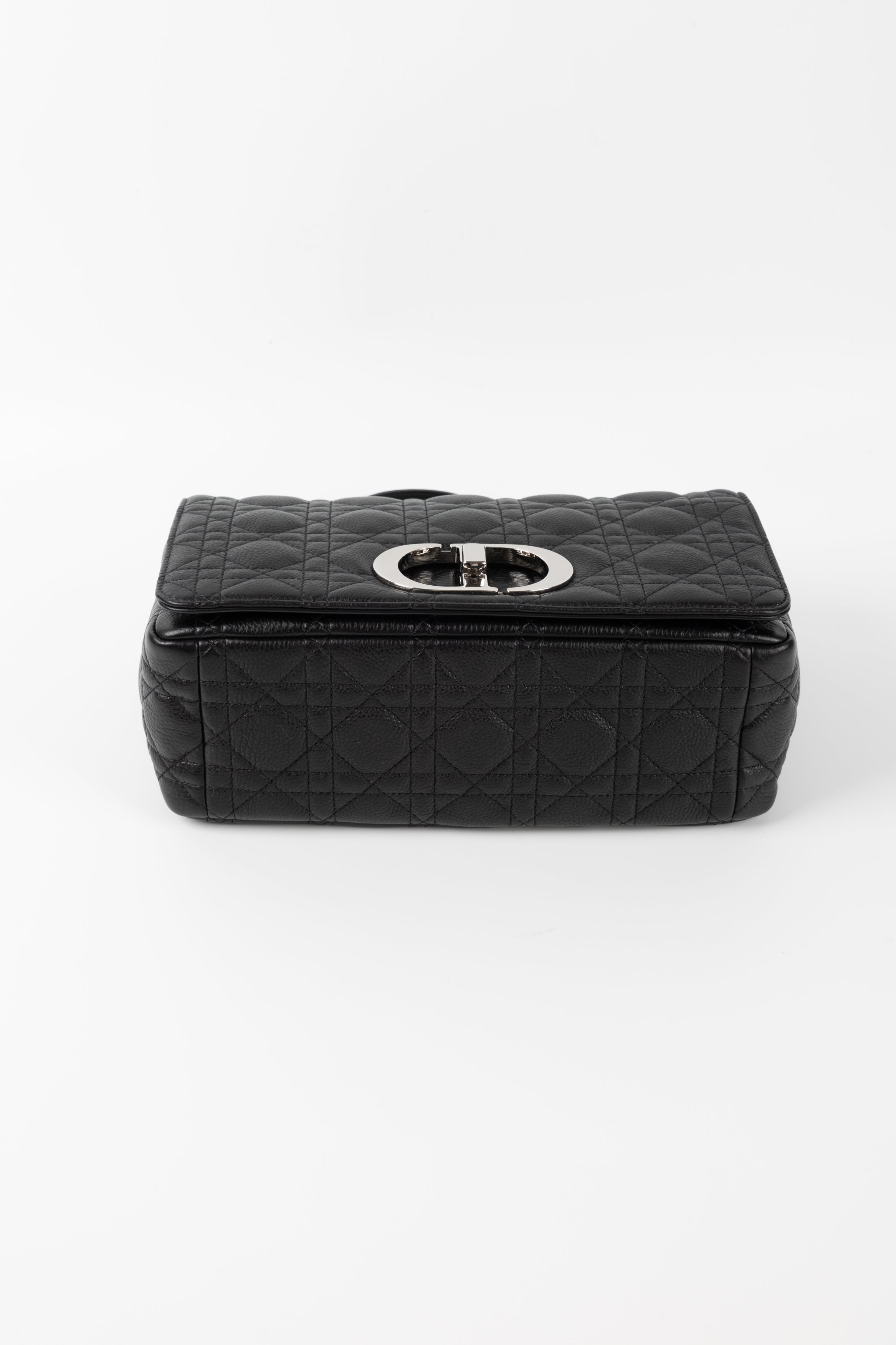 DIOR CARO NERA/ARGENTO CAVIAR