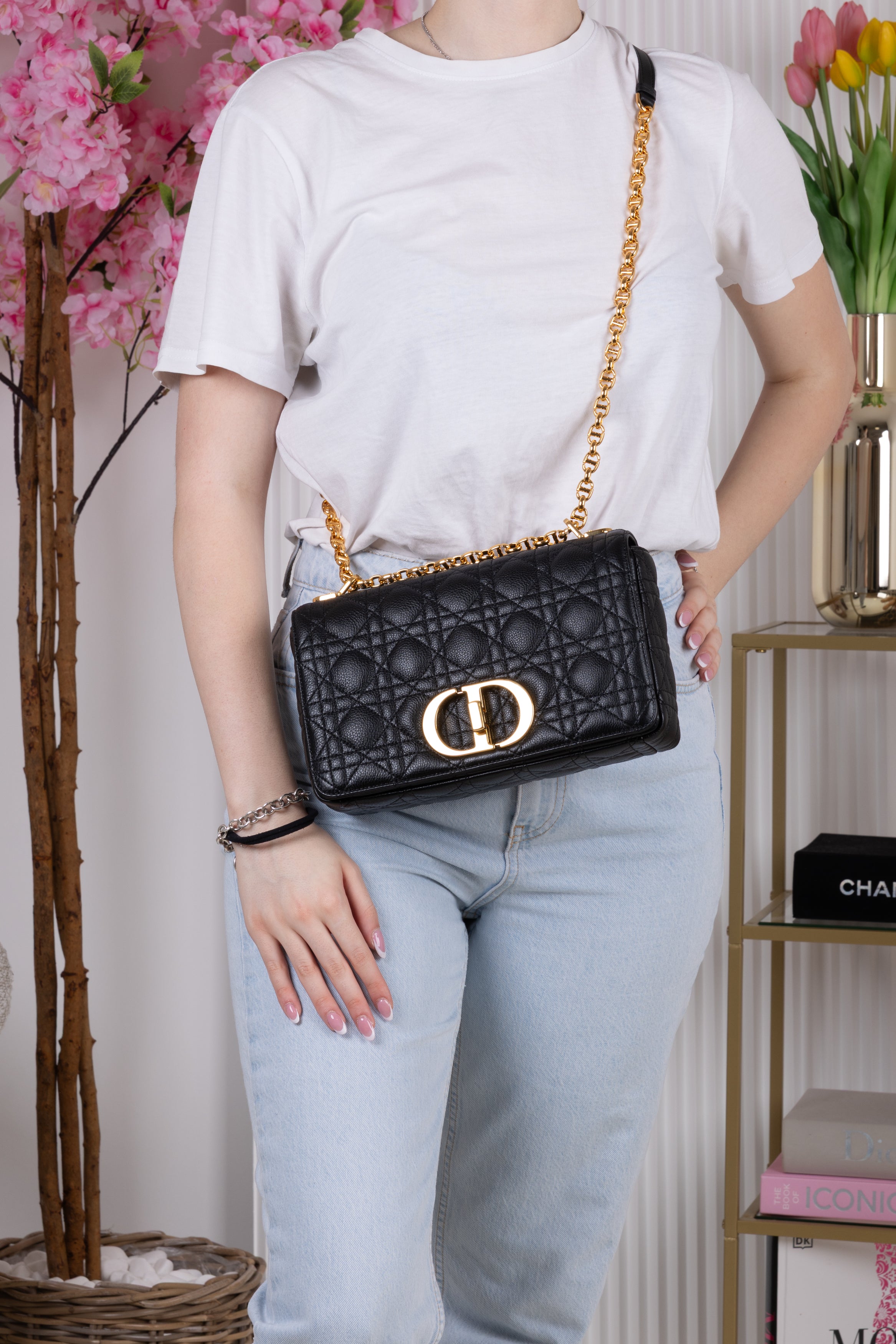DIOR CARO NERA/ORO CAVIAR