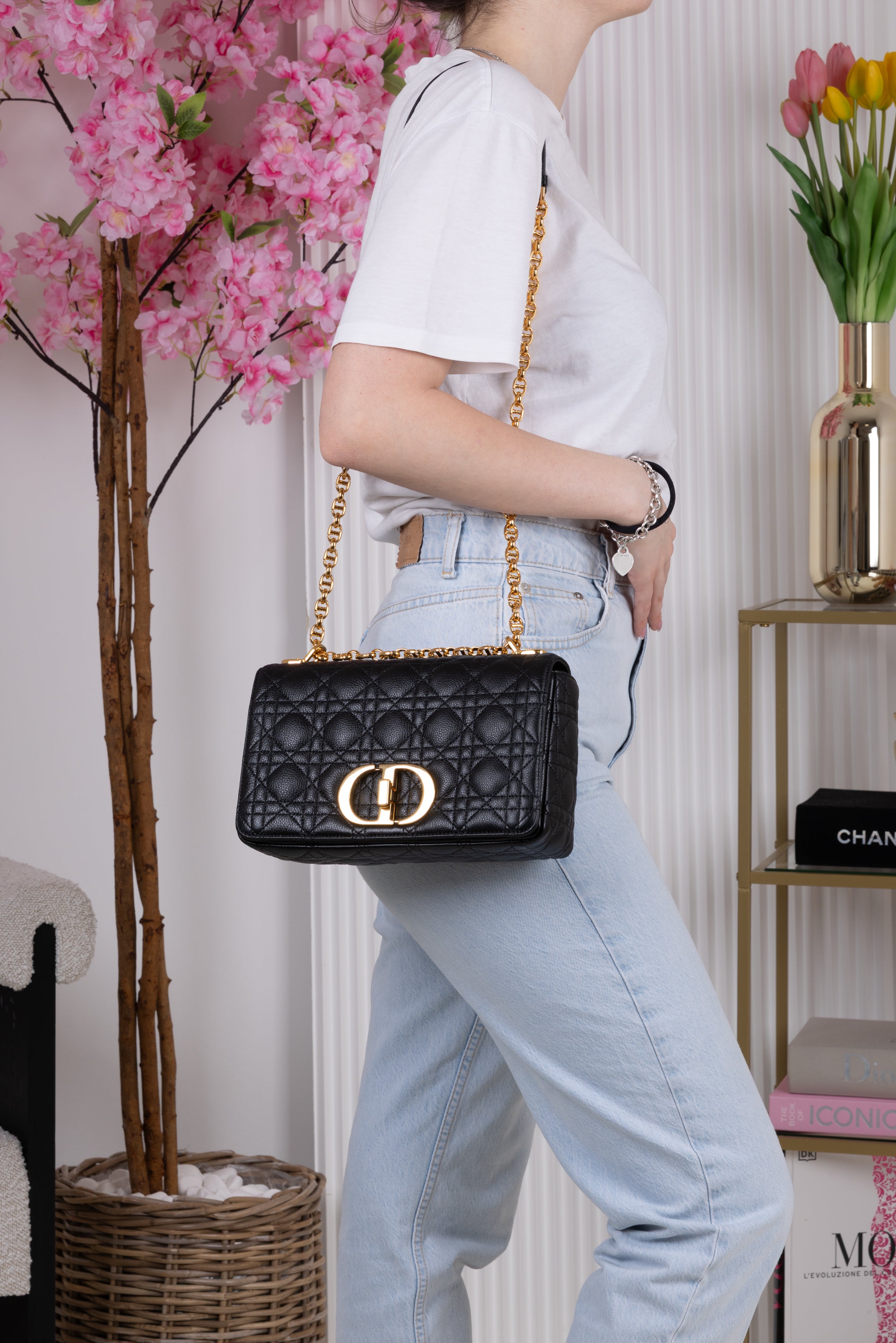 DIOR CARO NERA/ORO CAVIAR