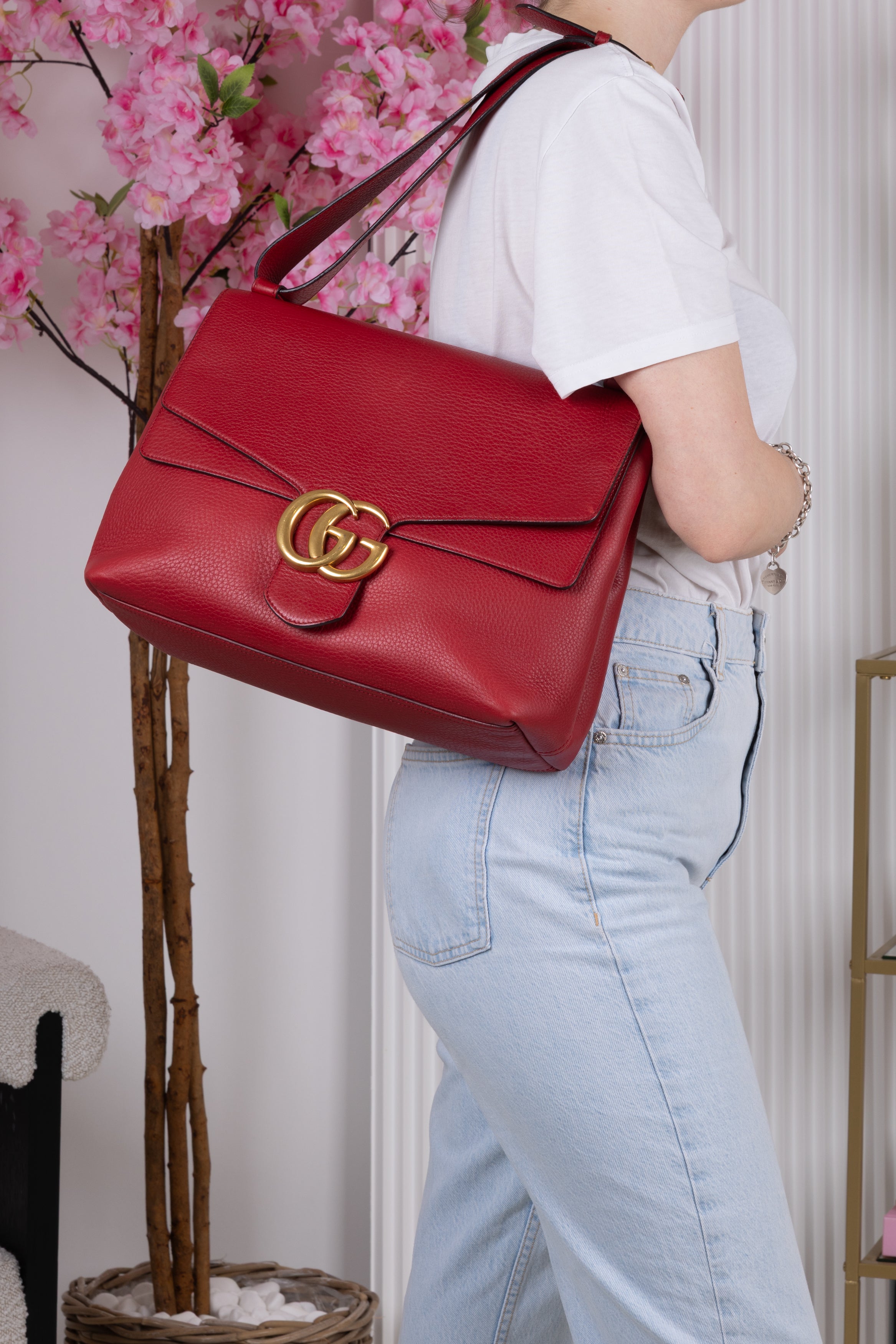 GUCCI MARMONT MAXI ROSSA