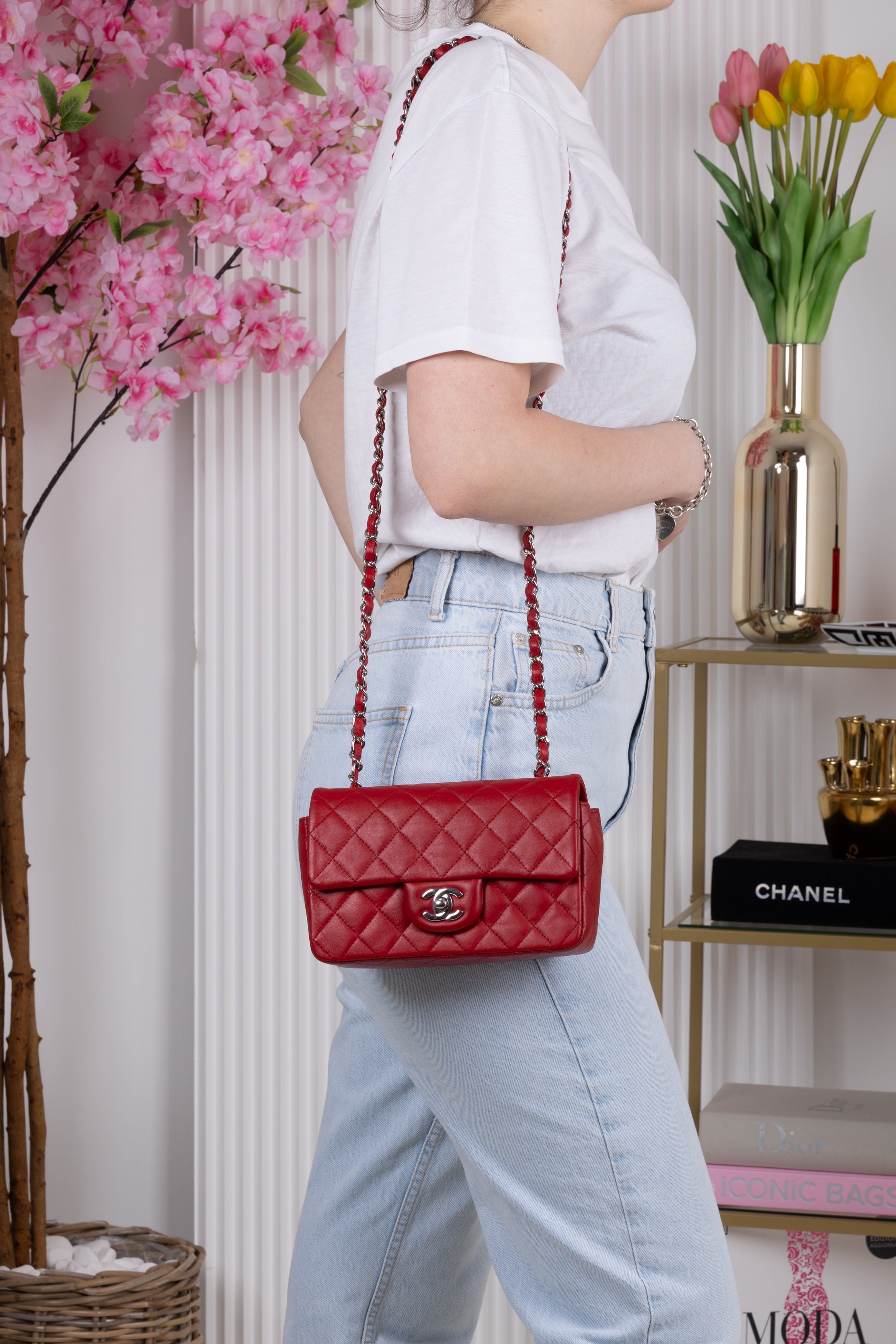 CHANEL RECTANGULAR ROSSA