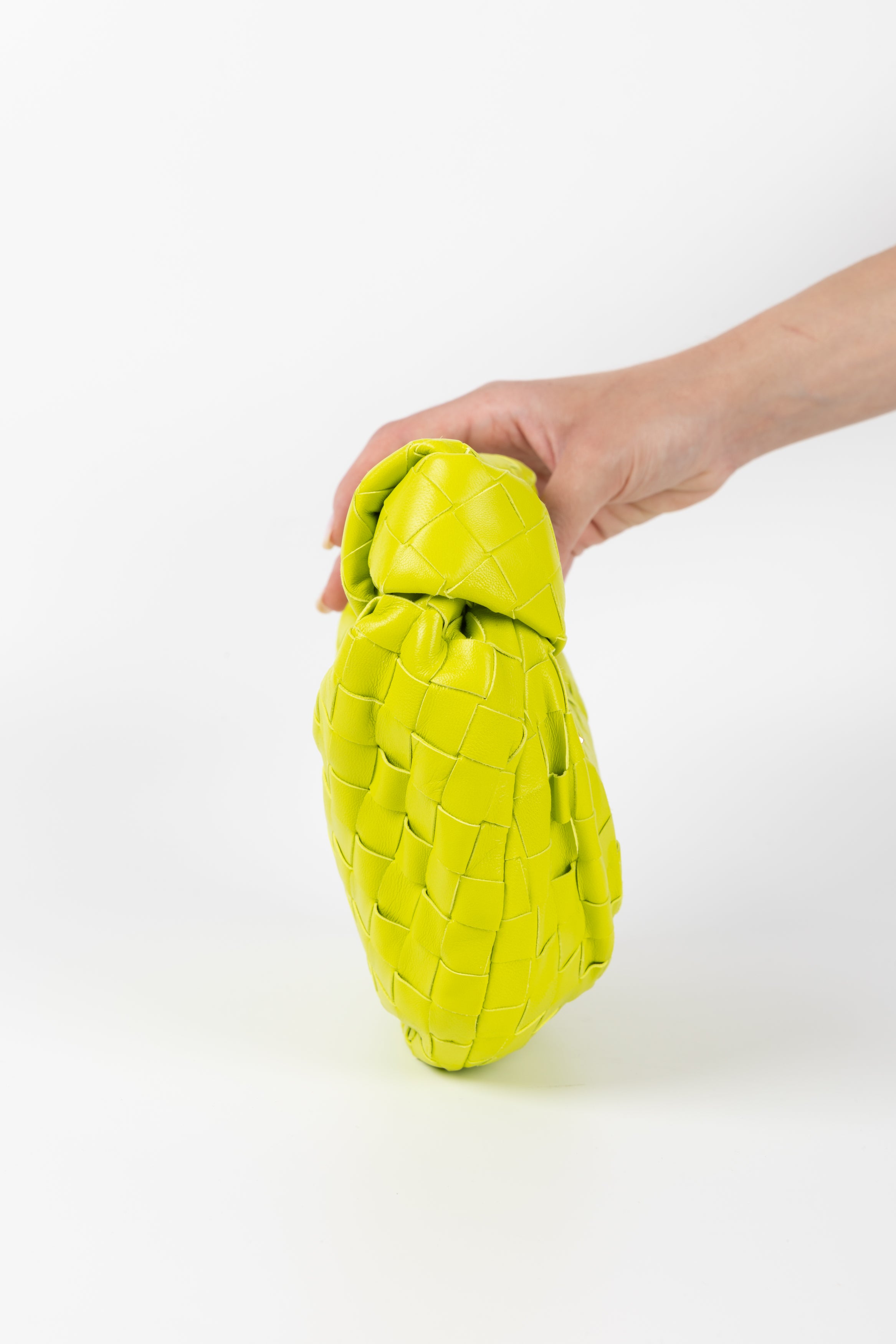 BOTTEGA VENETA MINI JODIE VERDE LIME